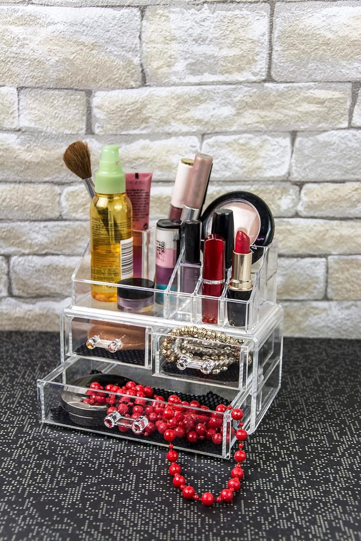yenibagshop Home AKRİLİK KOZMETİK MAKYAJ DÜZENLEYİCİ ORGANİZER