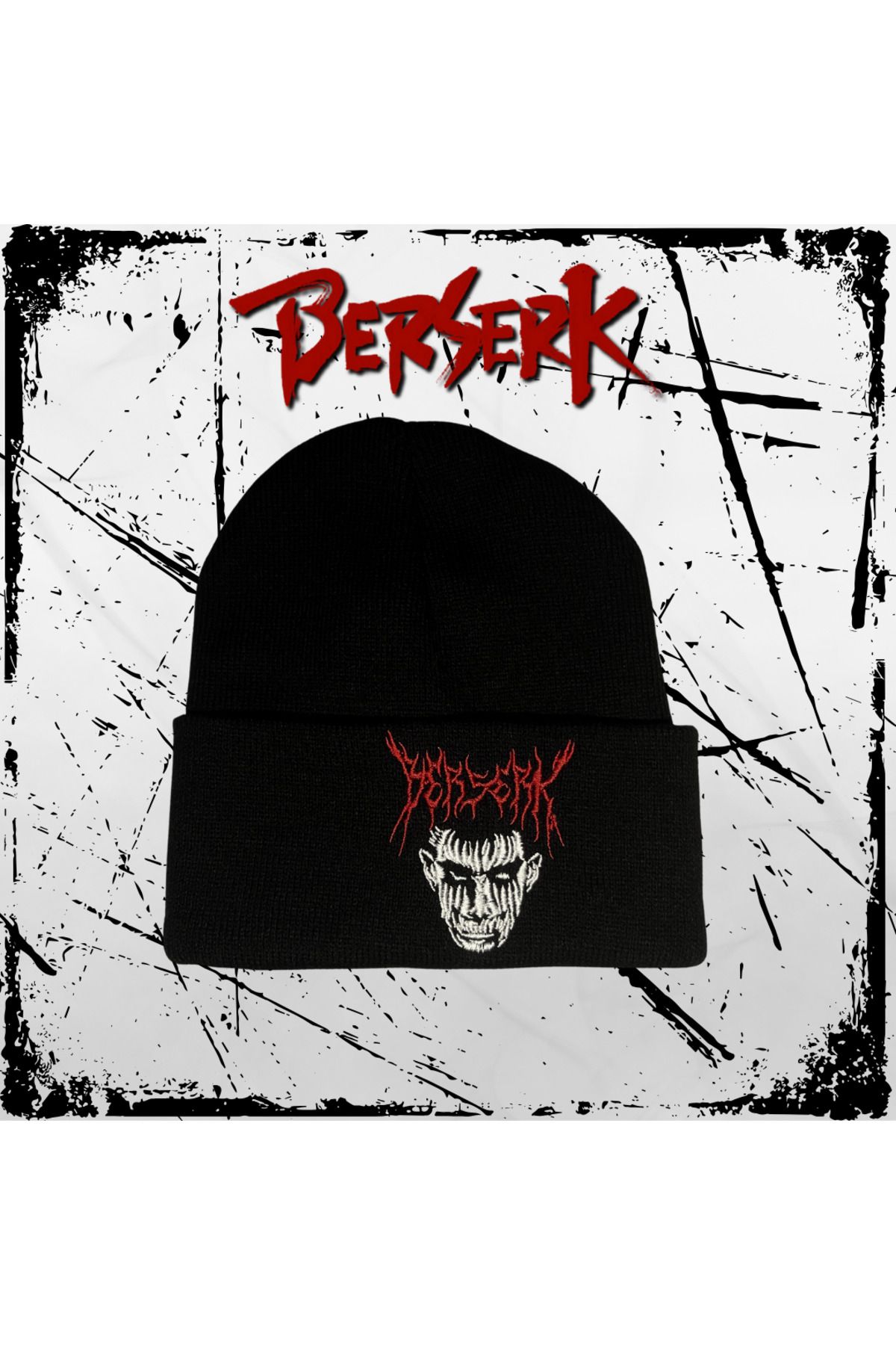 Isekai Berserk Guts Logolu Anime Bere Unisex