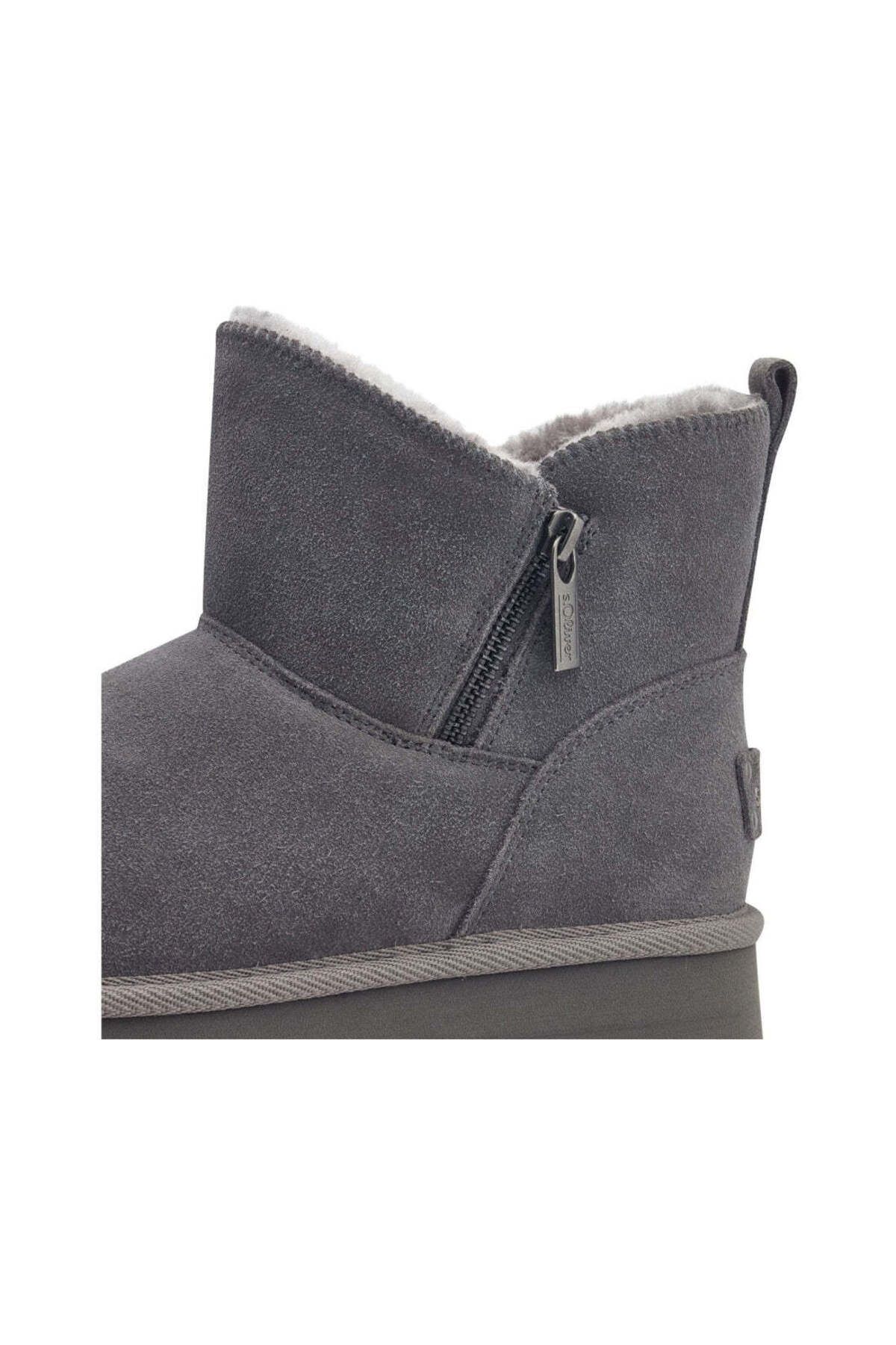 s.Oliver-Grey Booties Womens Shoes 6