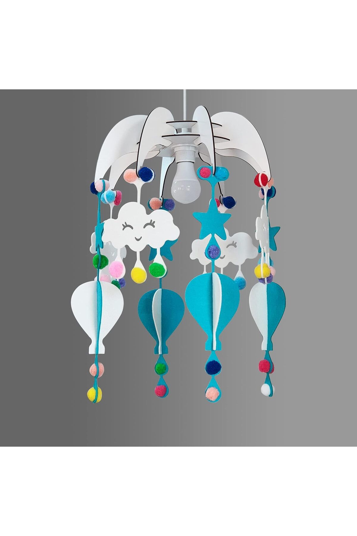 yenibagshop Design OTTO Dream Bebek Odası Çocuk Odası Avize (Mavi)