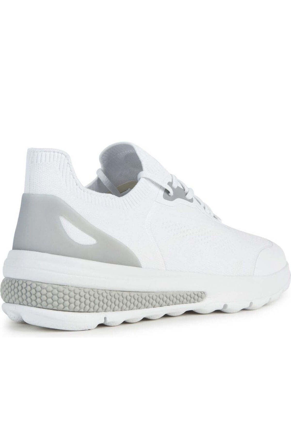 Geox-White Trainers Mens Shoes 4