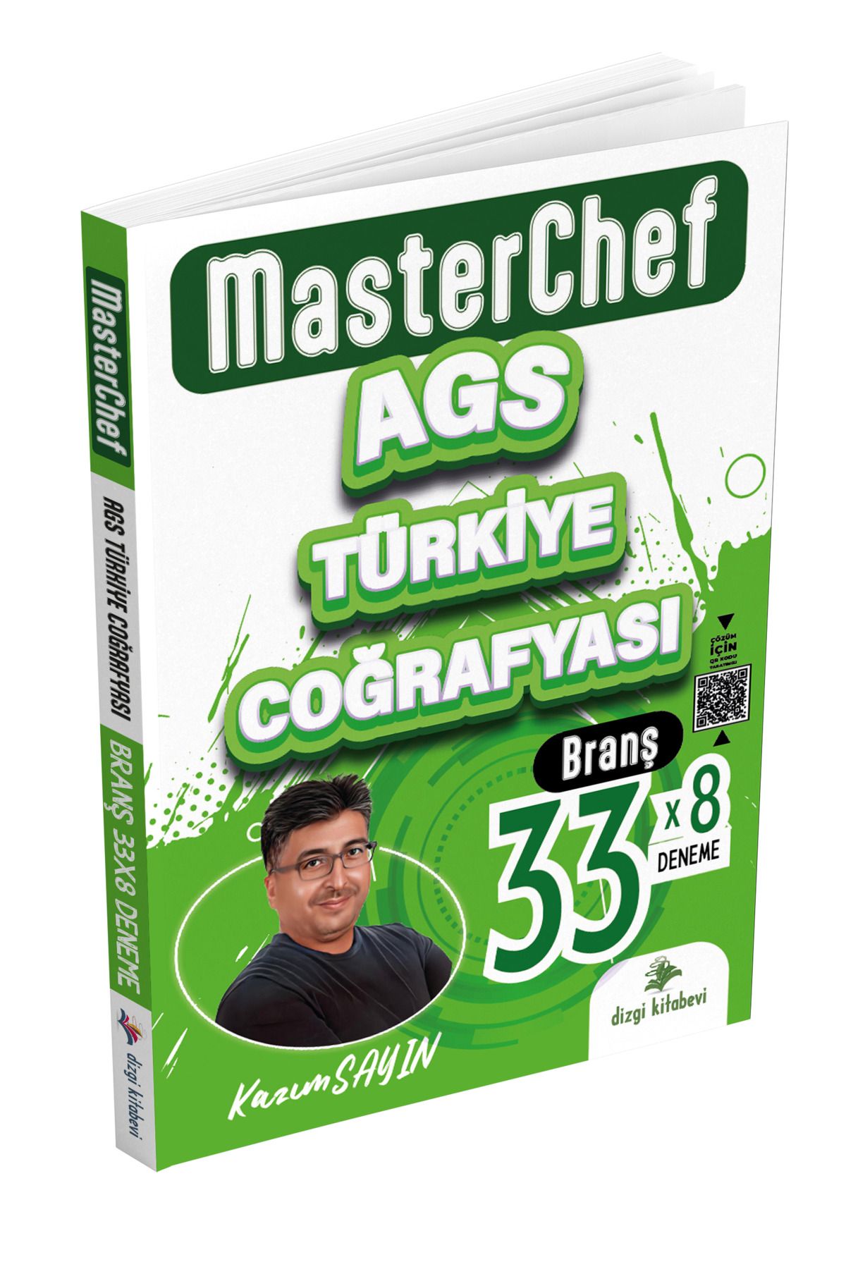 Dizgi Kitap 2025 MasterChef MEB AGS Türkiye Coğrafyası Tamamı Video Çözümlü 33 Branş Deneme Kazım Sayın