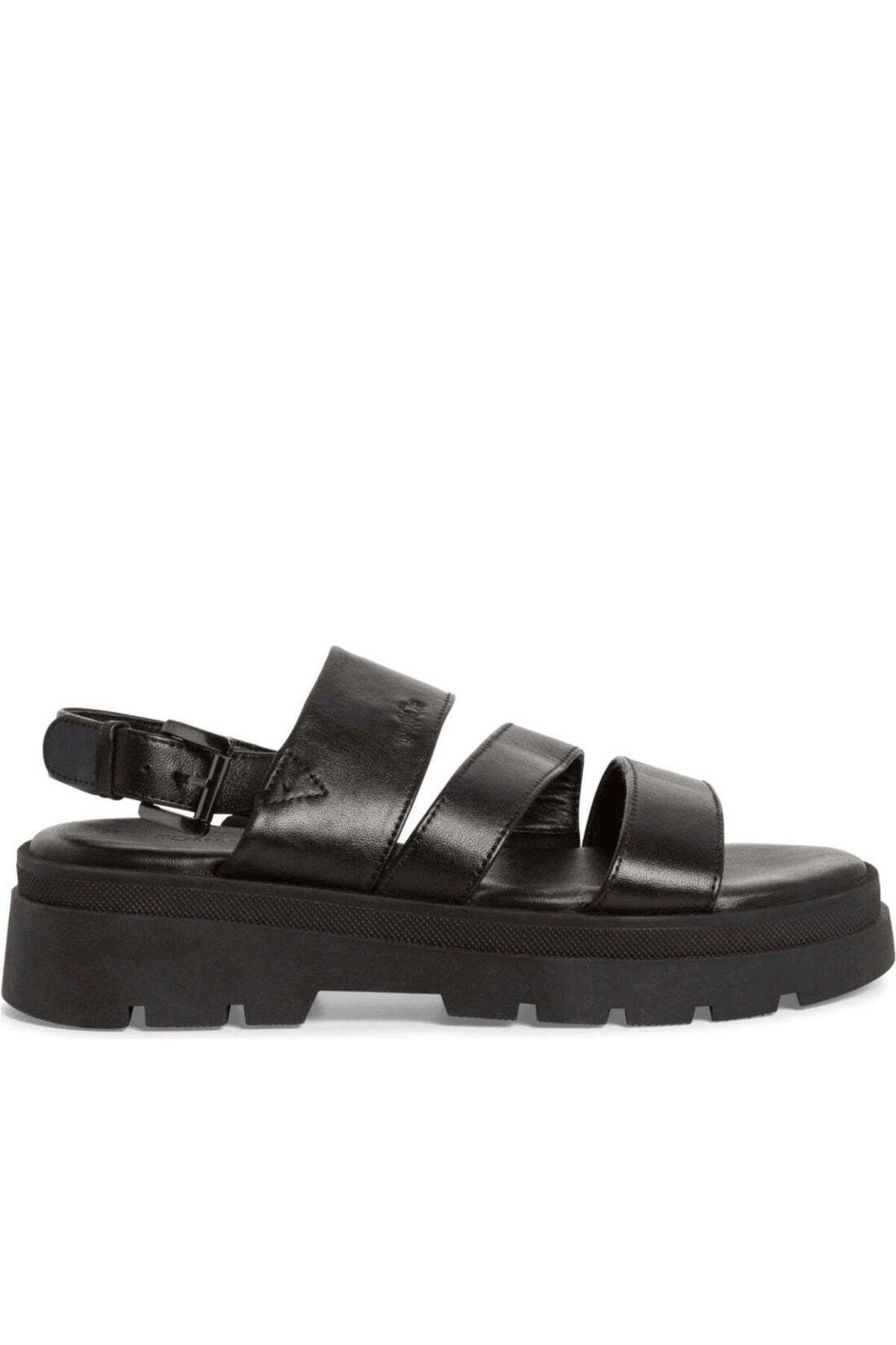 s.Oliver-Black Sandals Womens Shoes 2