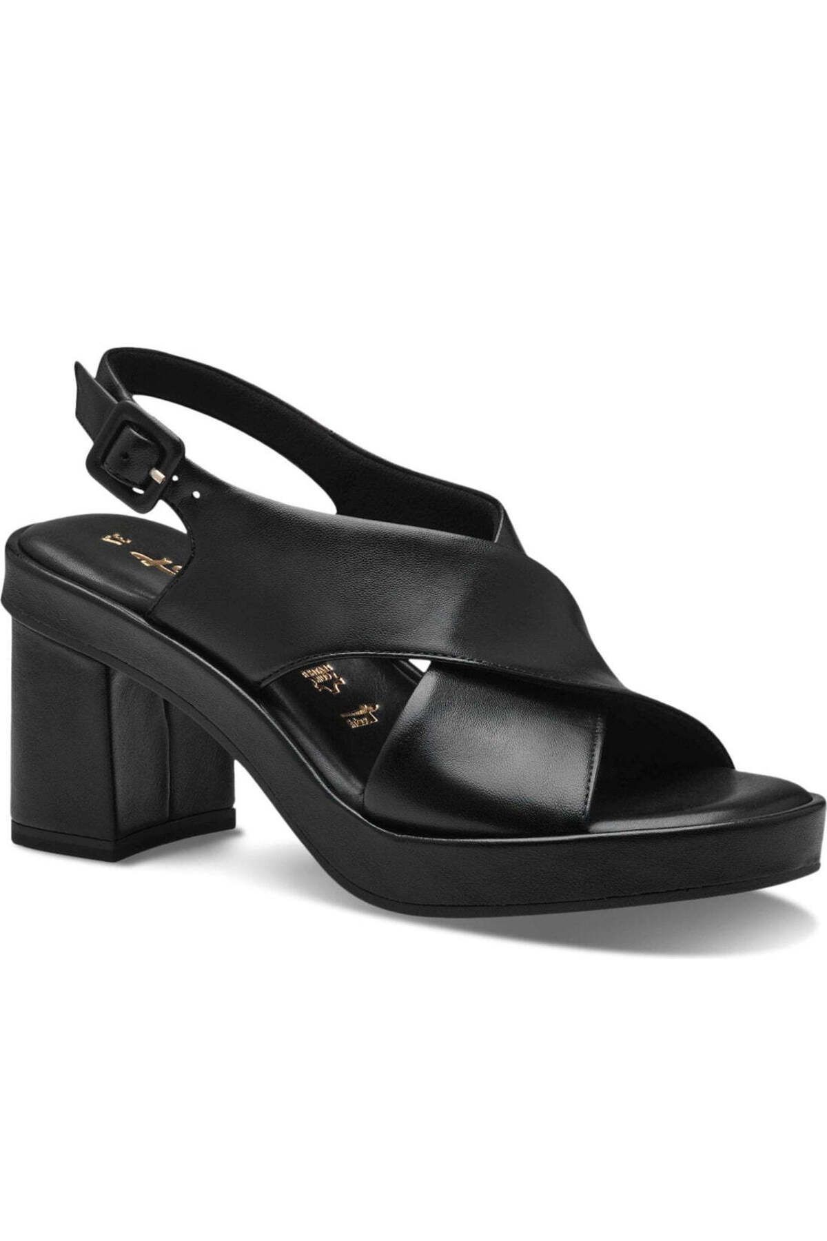 Tamaris-Black Sandals Womens Shoes 1