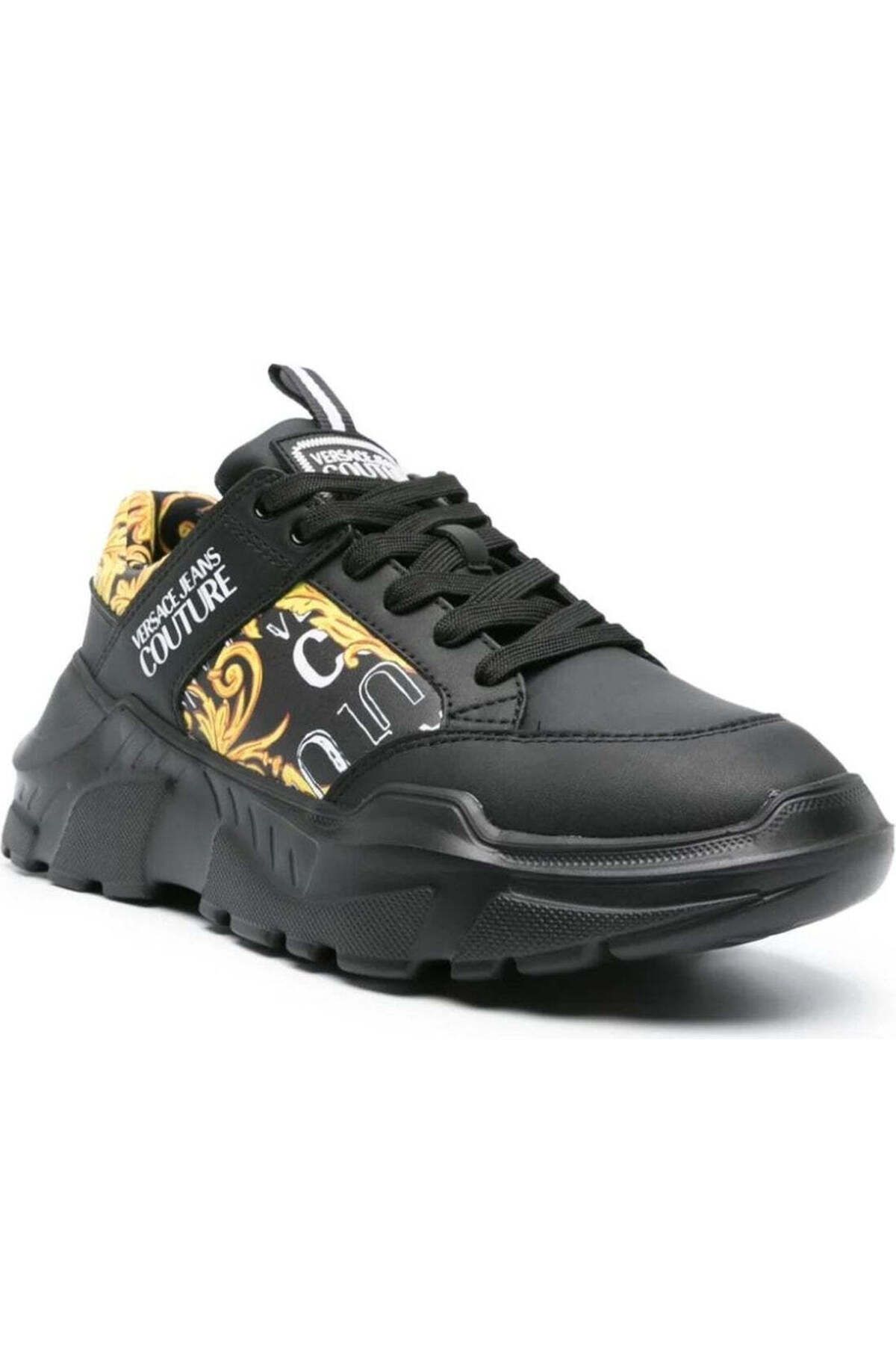 VERSACE JEANS COUTURE-Pantofi negri pentru bărbați 1