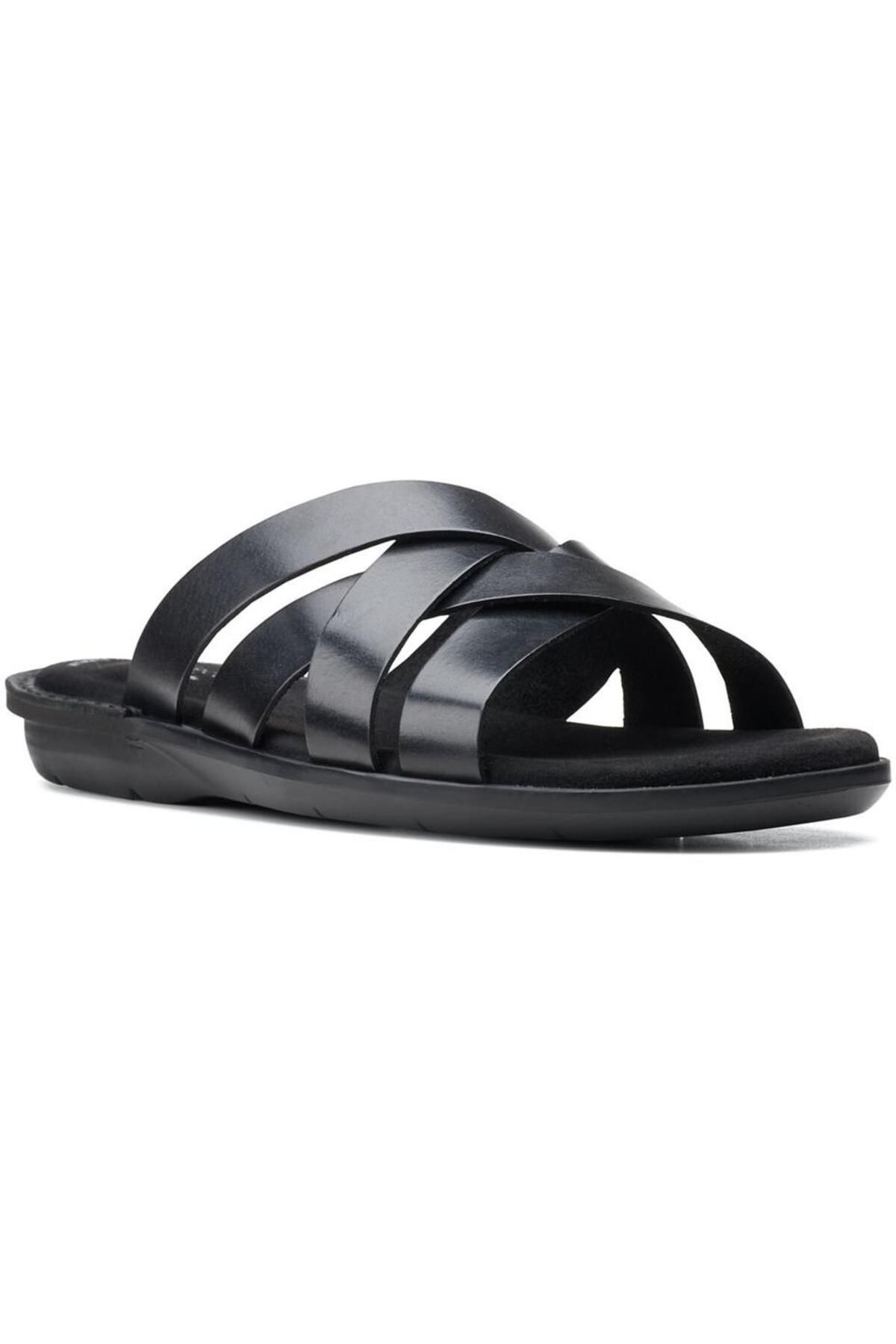 CLARKS-Black Sandals Mens Shoes 2