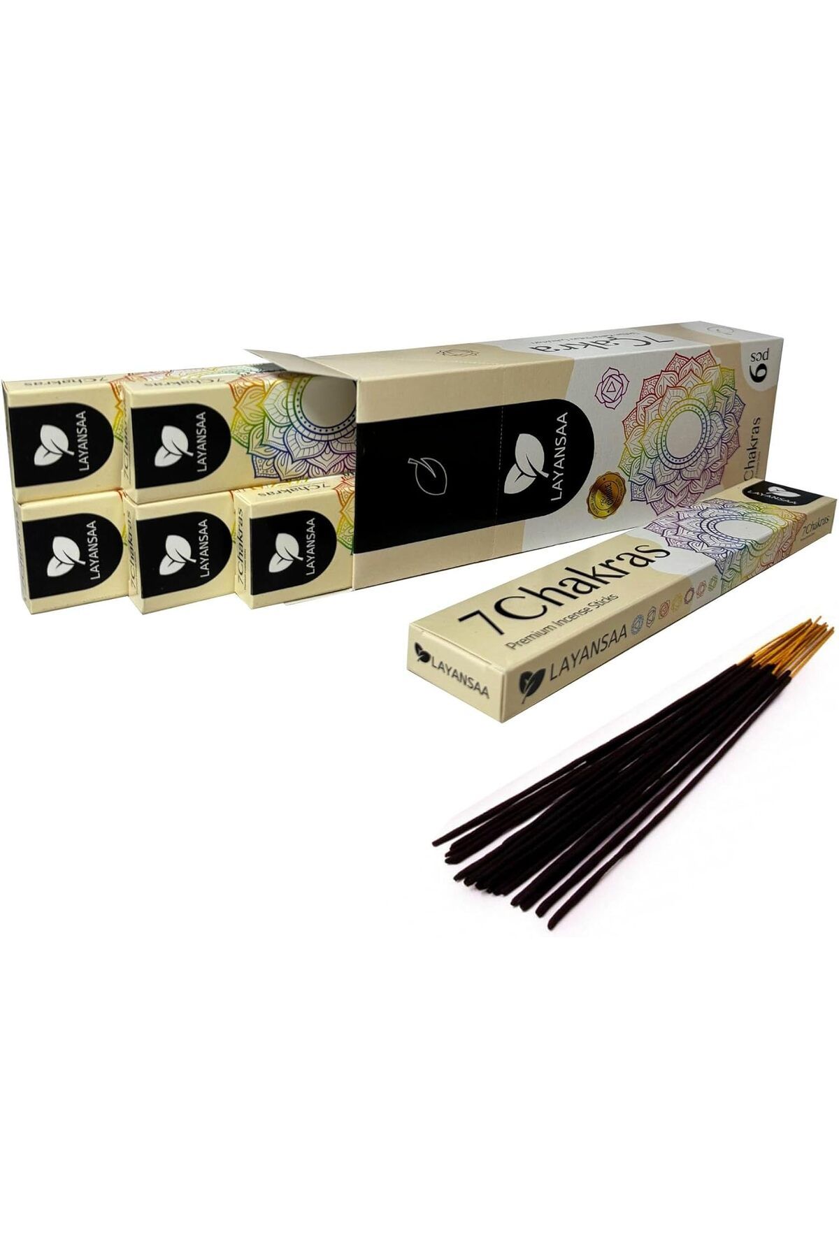 STOREMAX 7 Chakras (7 Çakra) Kokusu Özel Aroma Kokusu Agarbatti Arınma 20 Adet 1 Paket Çubuk