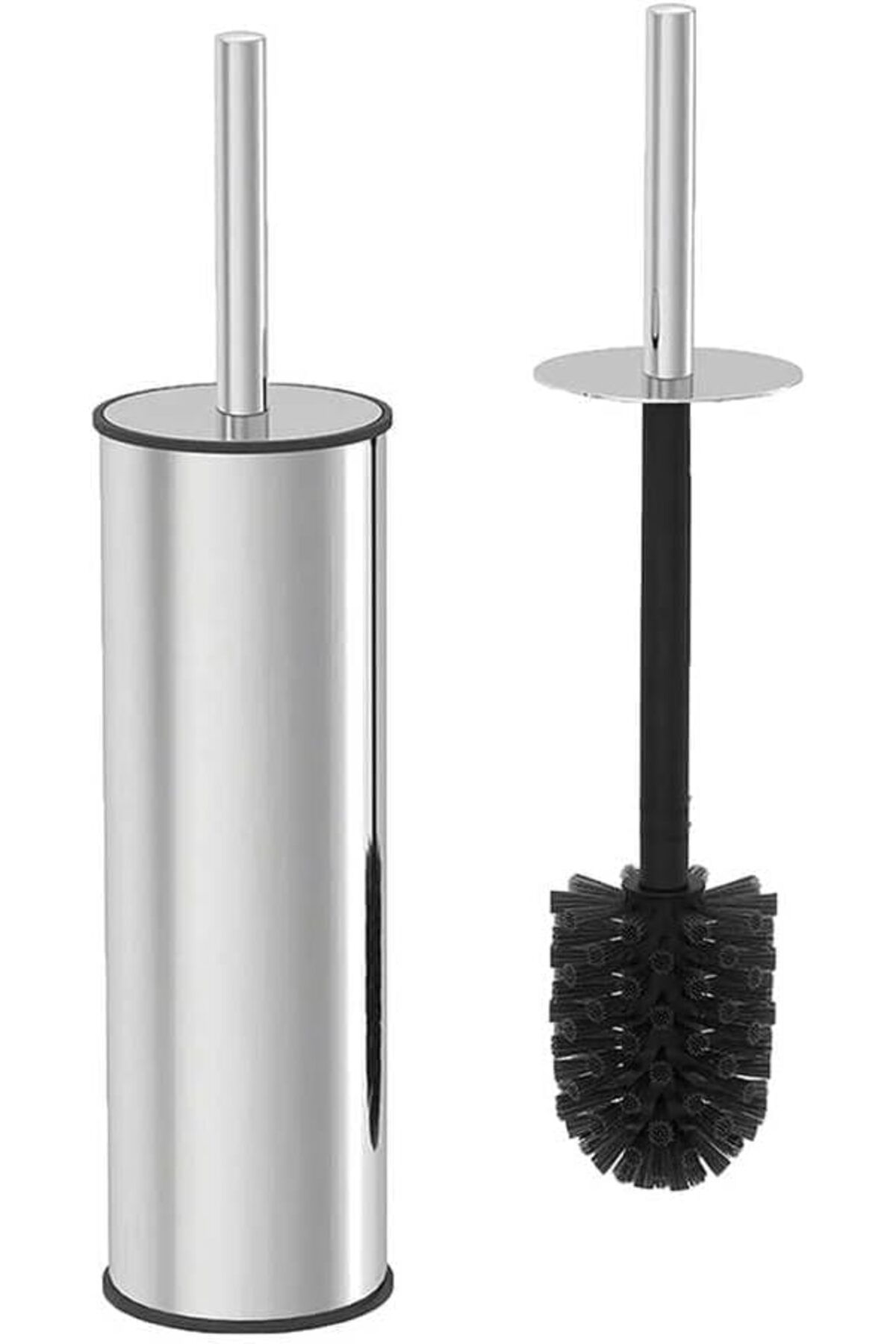 STOREMAX MU-ARTSHOP Home Metal WC Fırçası, Krom Tuvalet Temizleme Fırçası, Paslanmaz Çelik Saplı, Day