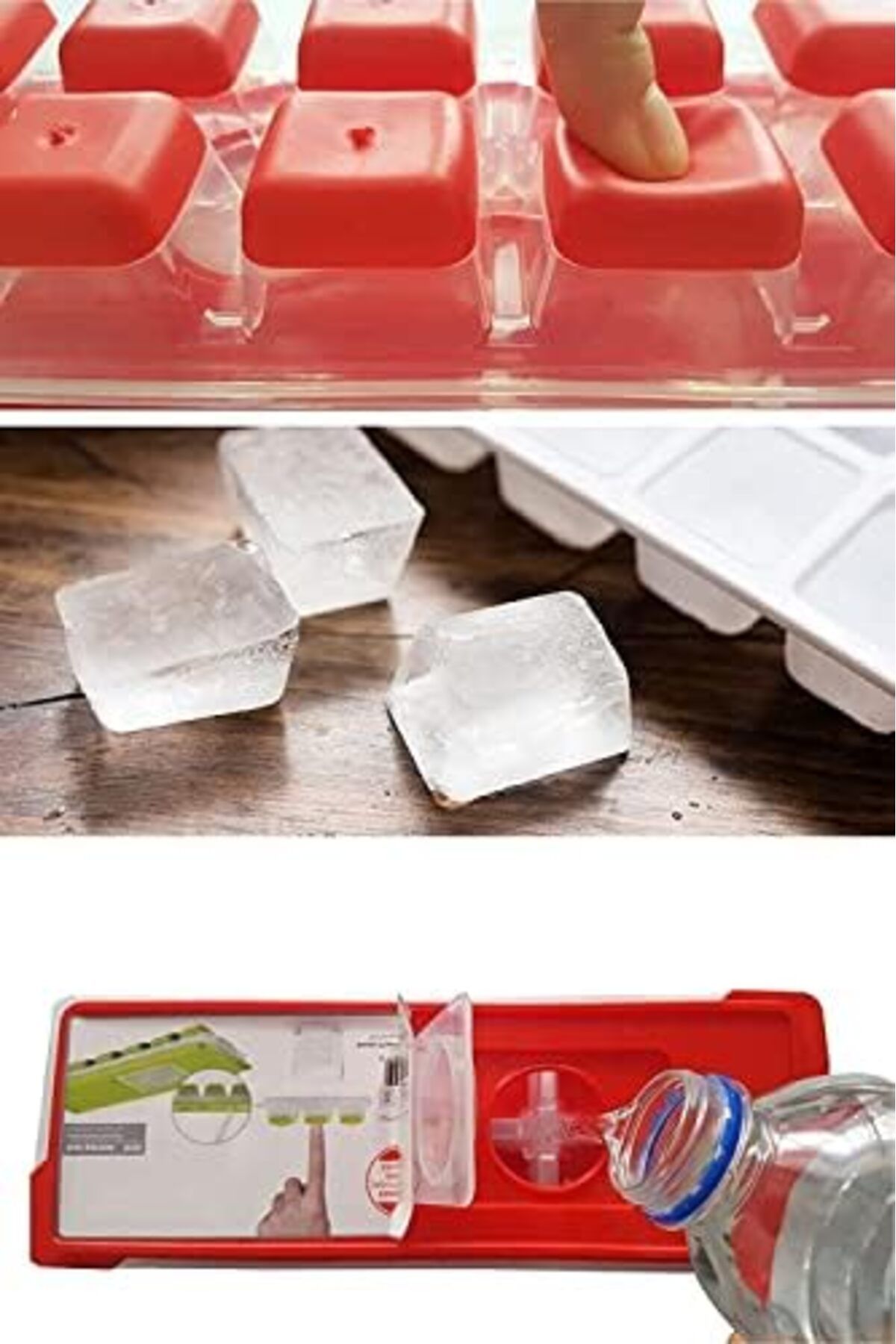 STOREMAX-Jvnnastore Silicone Based Ice Box, 12-Piece Ice Mold, Silicone Based Ice Mold, Easy and Practical 3