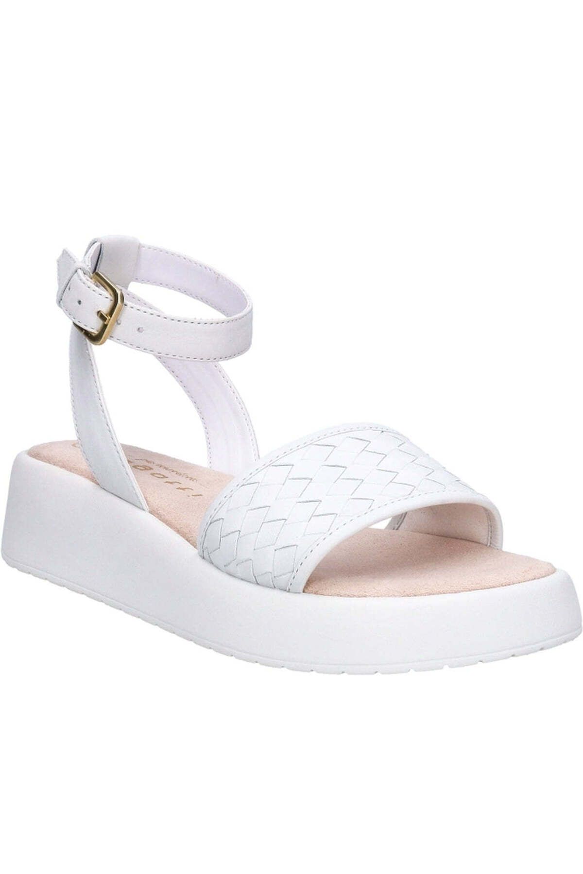 BUGATTI-White Sandals Womens Shoes 2