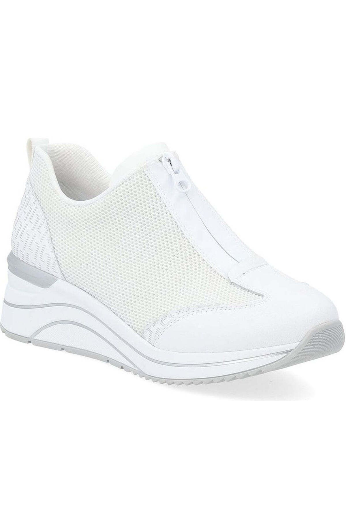 Remonte-White Trainers Womens Shoes 1