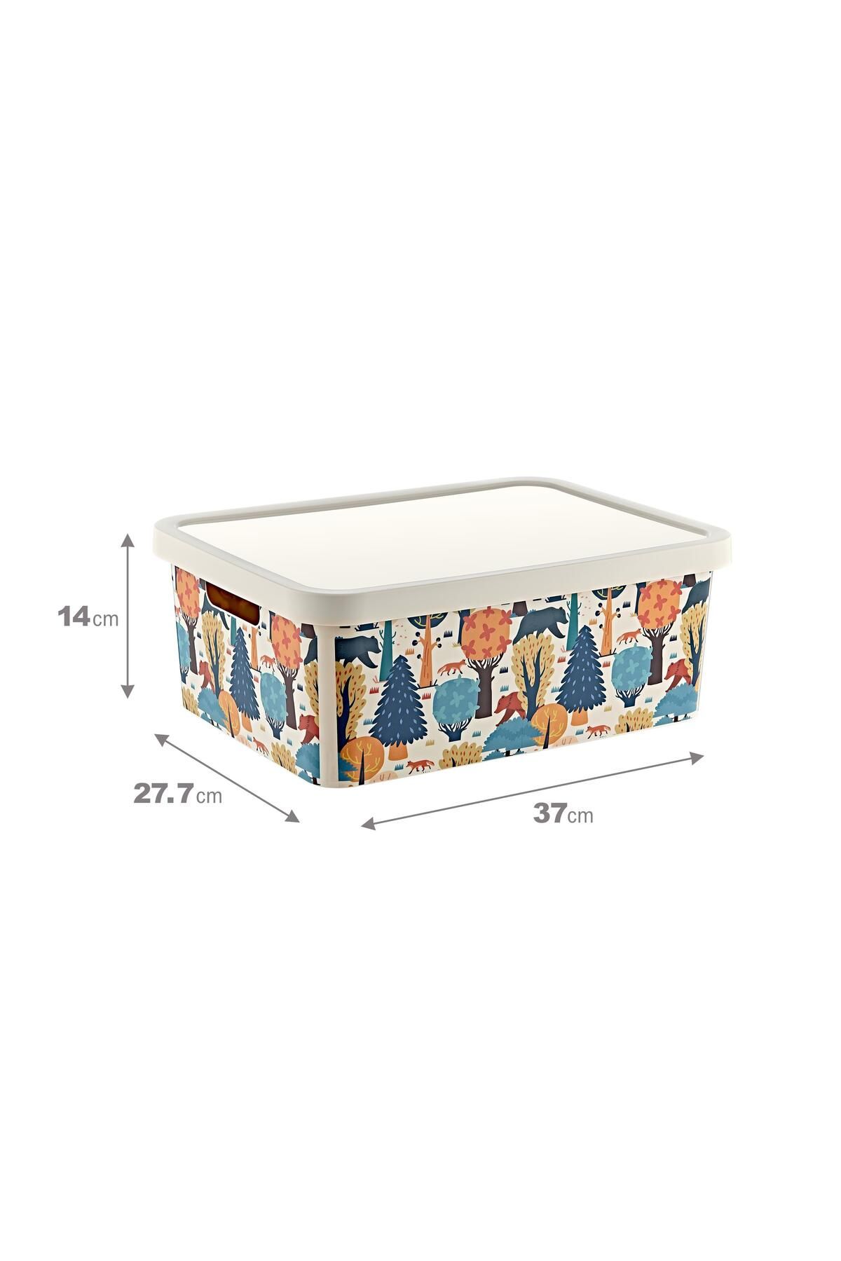 Smartware-12 lt Capacity Stafi Patterned Multi-Purpose Box 2