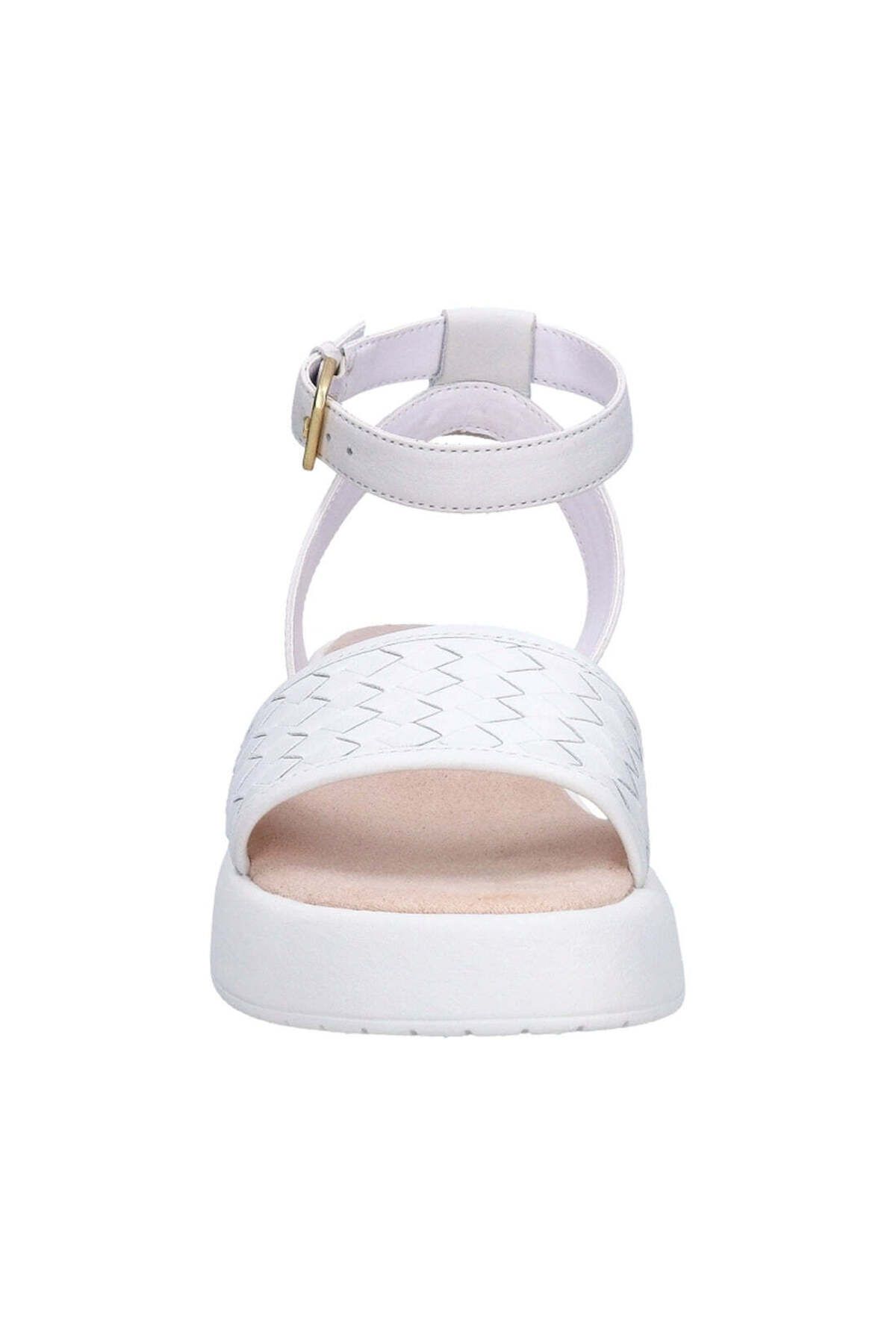 BUGATTI-White Sandals Womens Shoes 4