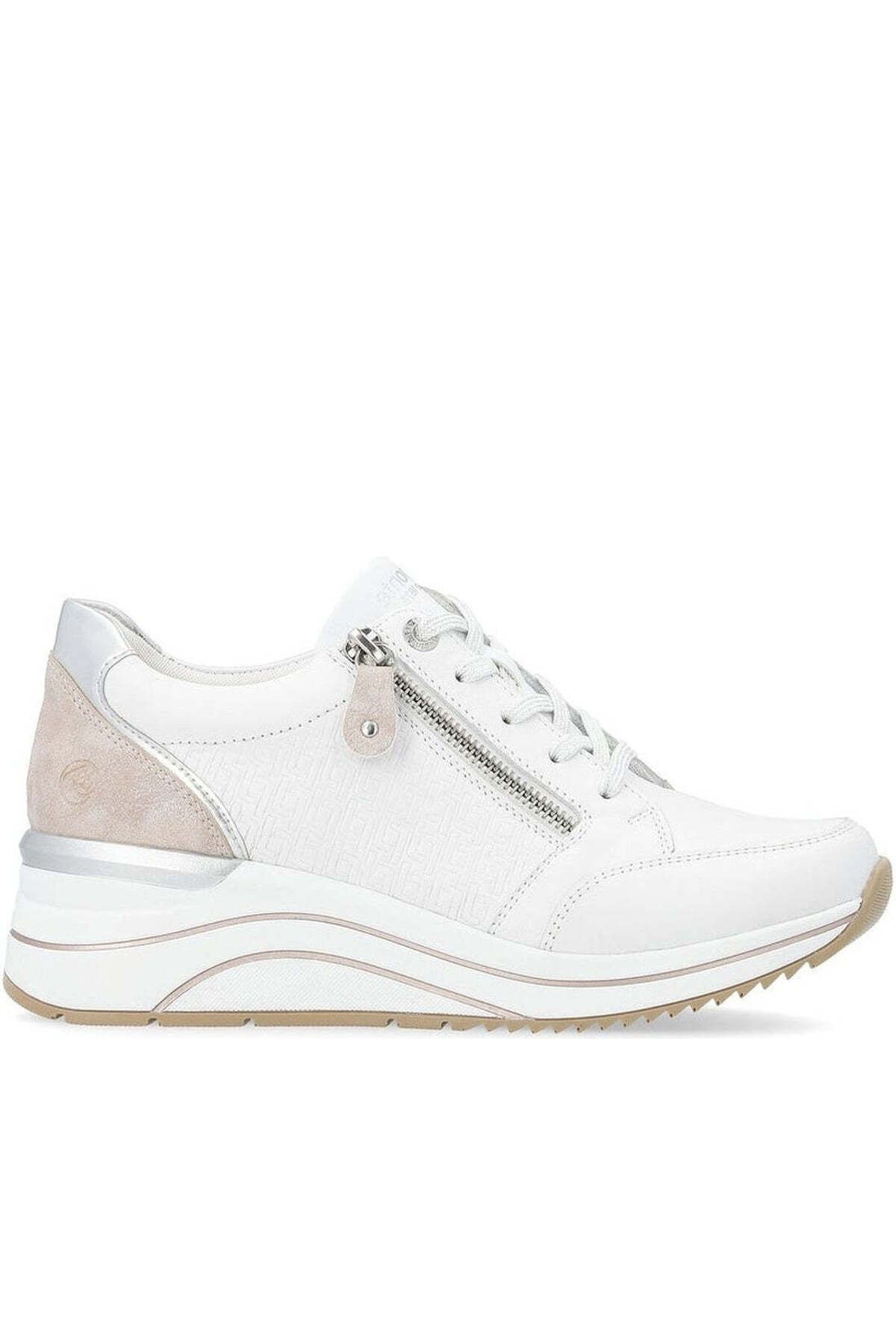 Remonte-White Trainers Womens Shoes 2