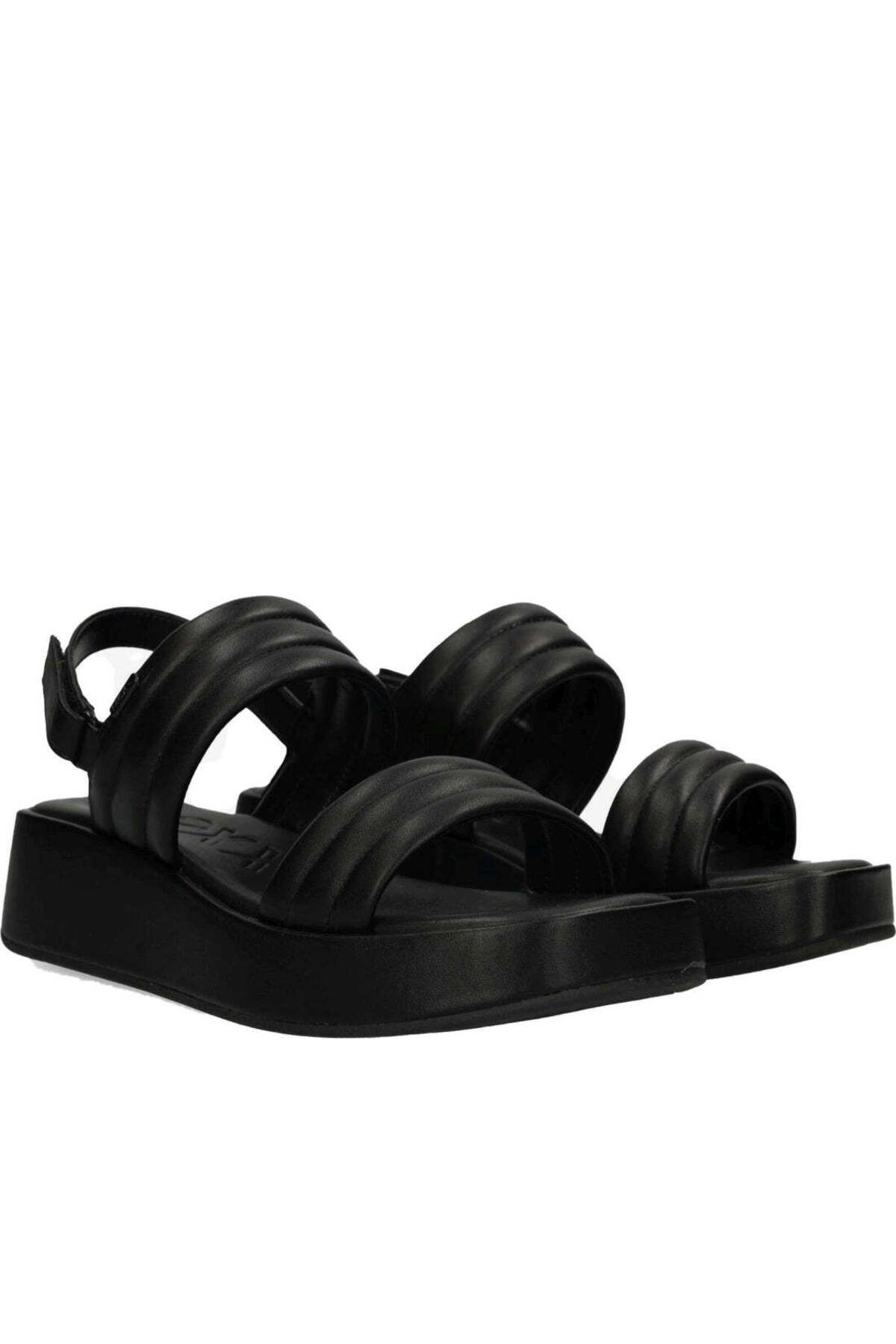 MEXX-Black Sandals Womens Shoes 1