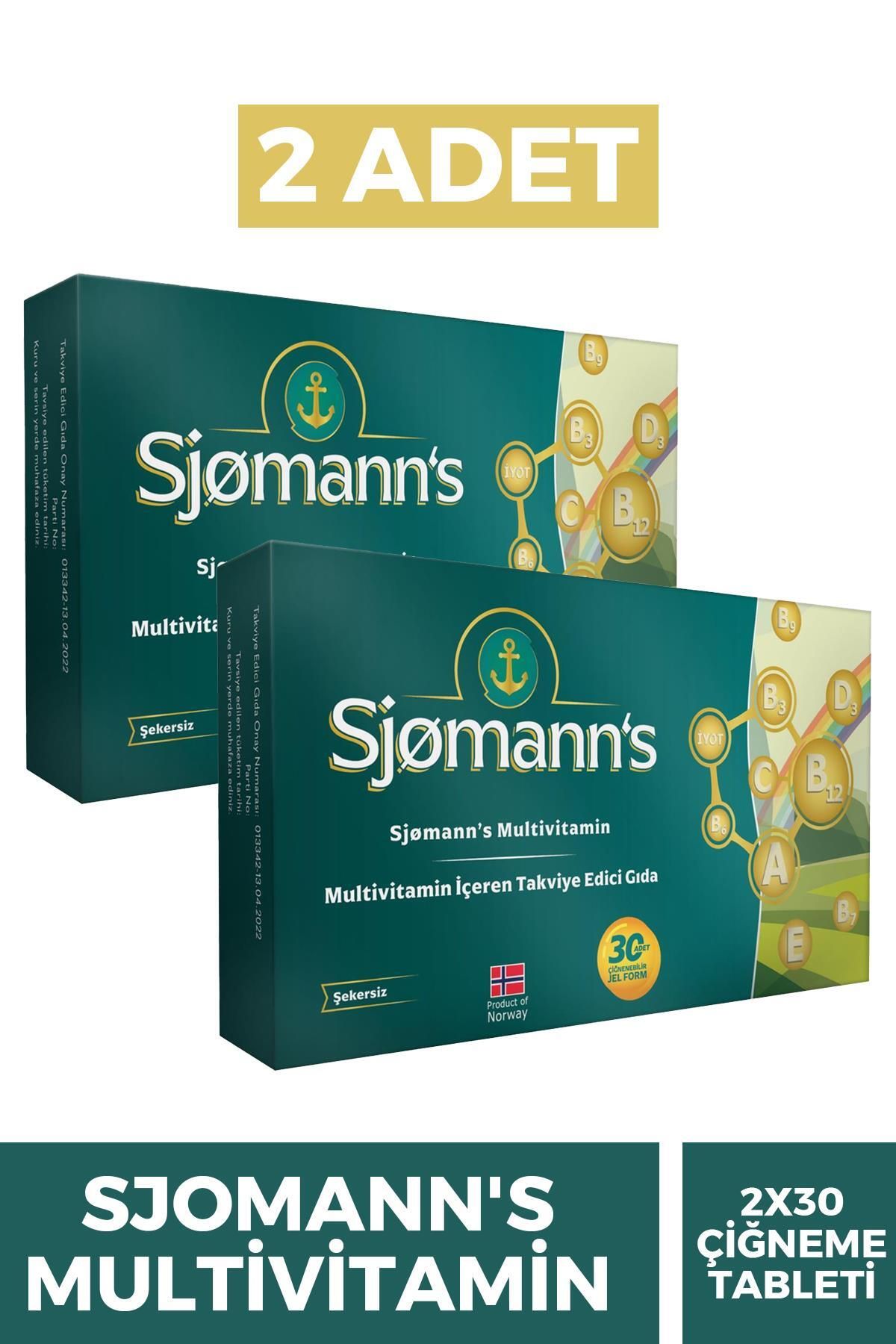 Sjomann's Multivitamin Çiğnenebilir Jel 30 Tablet 2 Adet