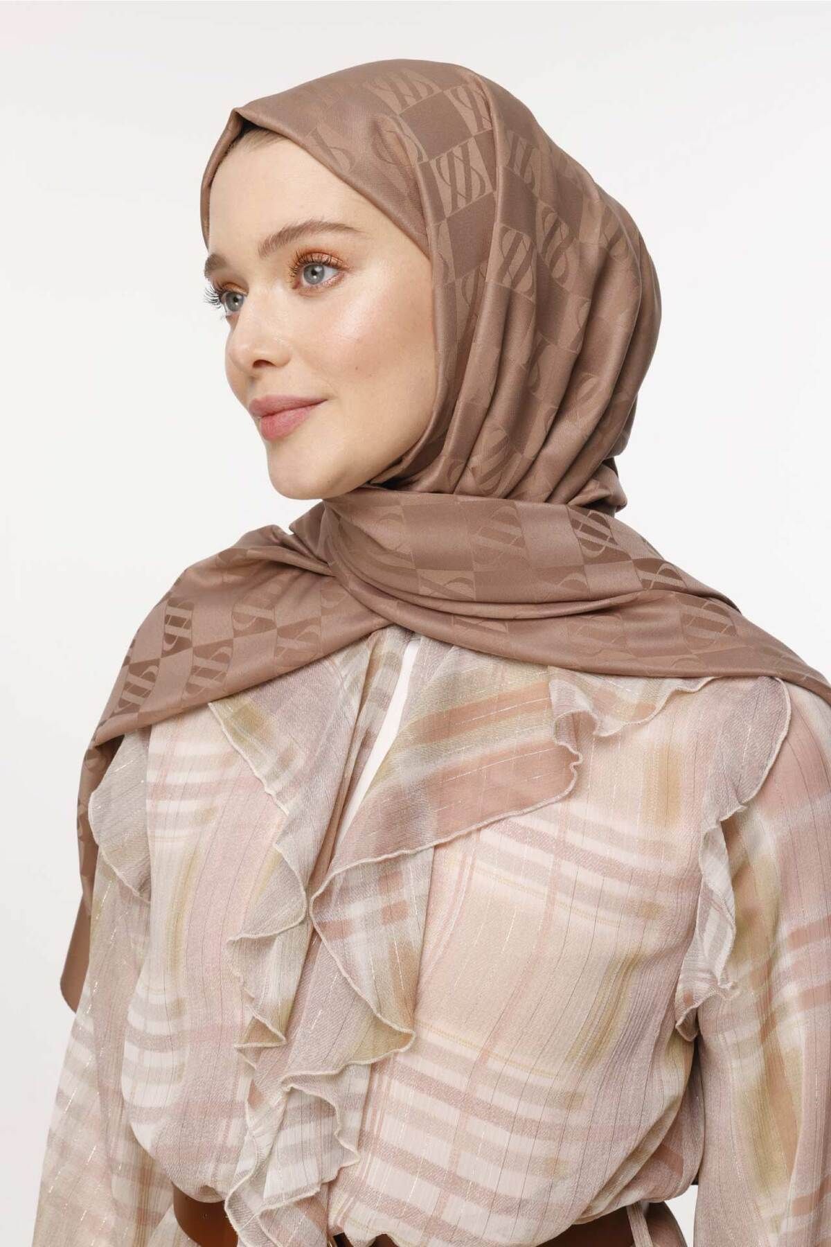 VALORSCARF-Şal jacquard cu model iconiţă Colecţia Eleganţă 4