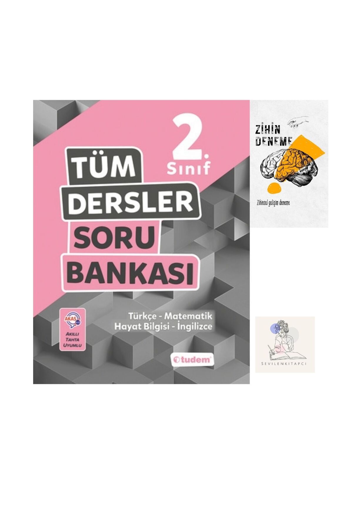 Tudem Yayınları TUDEM 2.SINIF TÜM DERSLER SORU BANKASI-ZİHİNDENEME-SH383