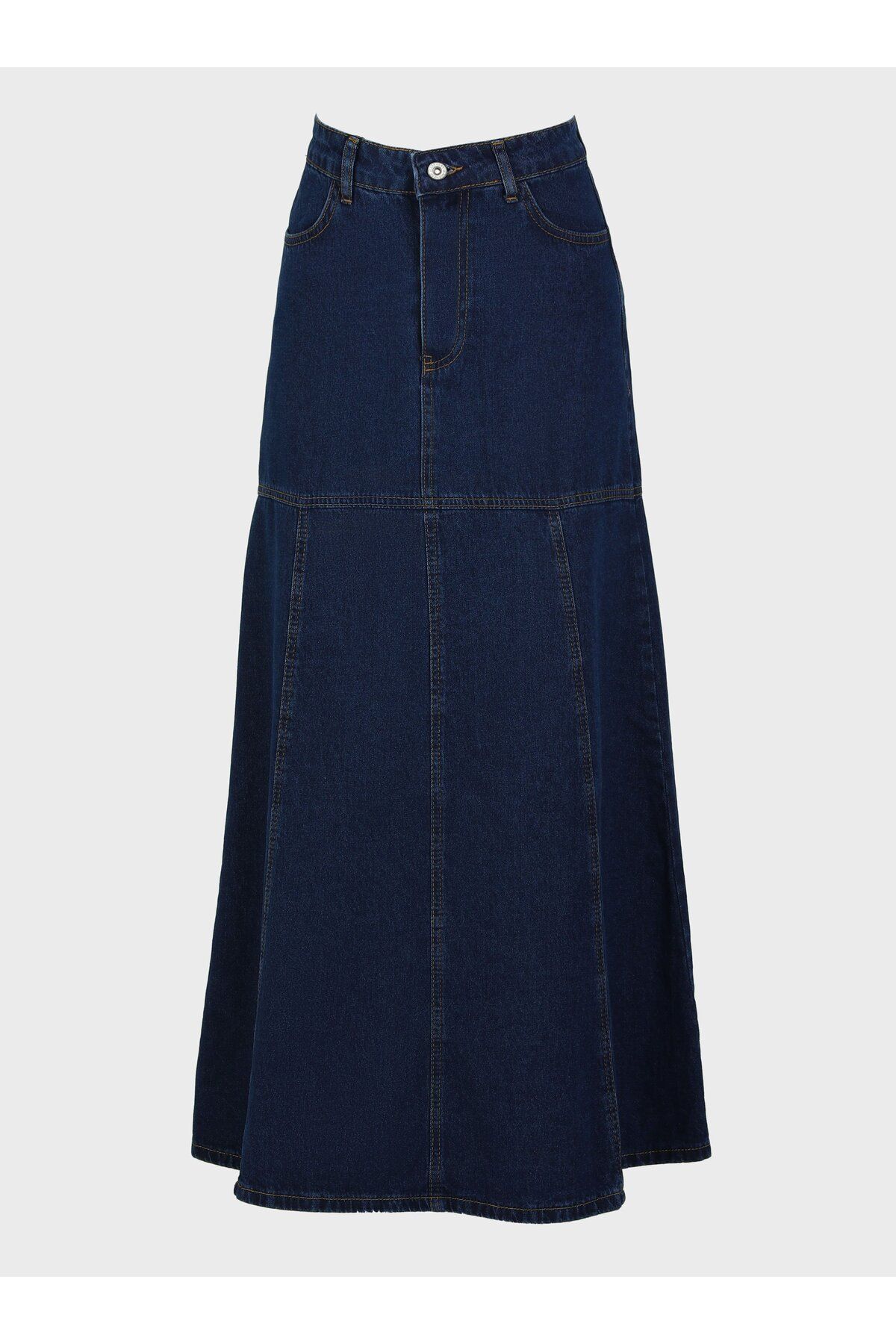 Benin-Denim Skirt - Blue - Benin 6