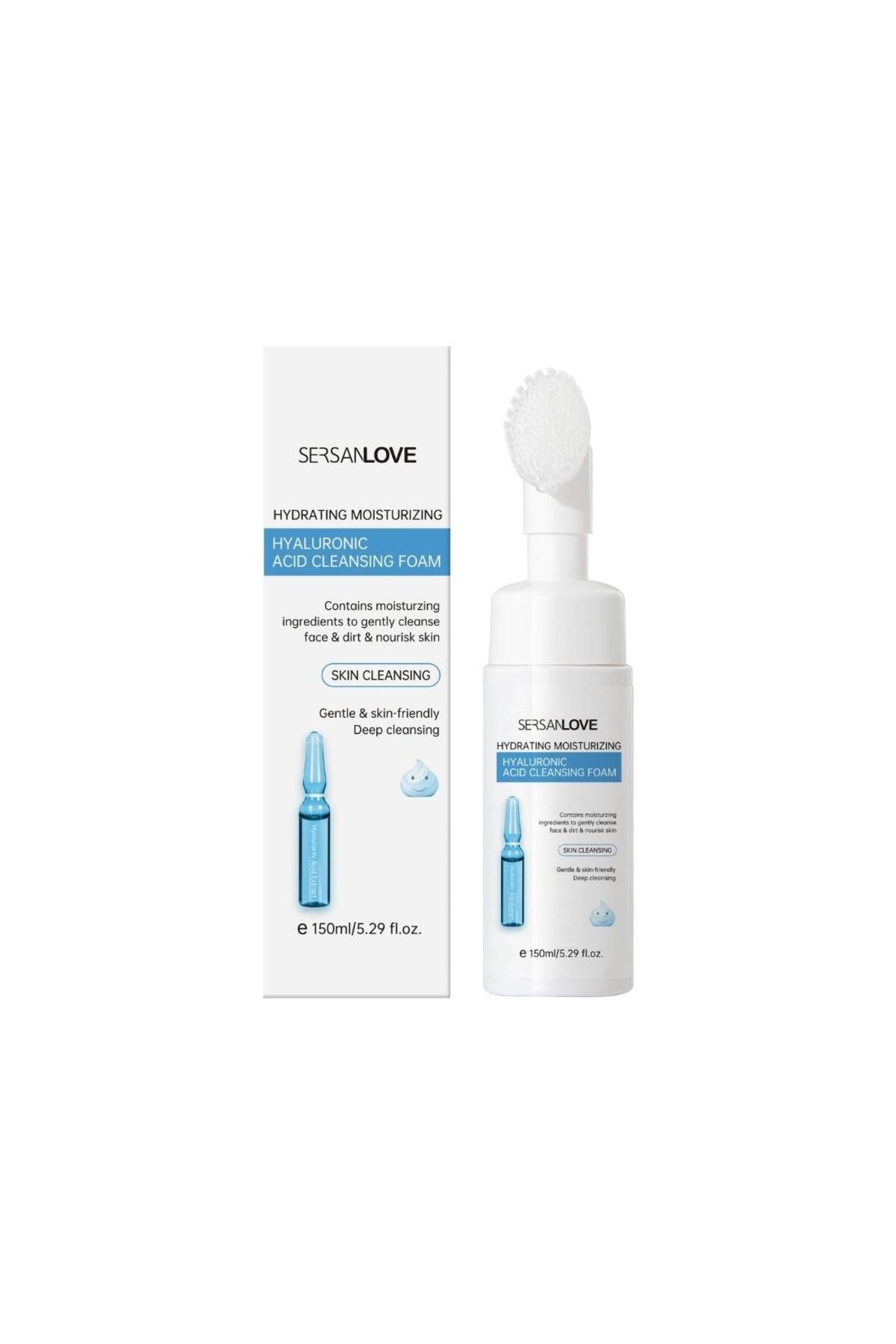 SERSANLOVE Spuma De Curățare A Feței Cu Acid Hialuronic 2%, 150 Ml - One Size