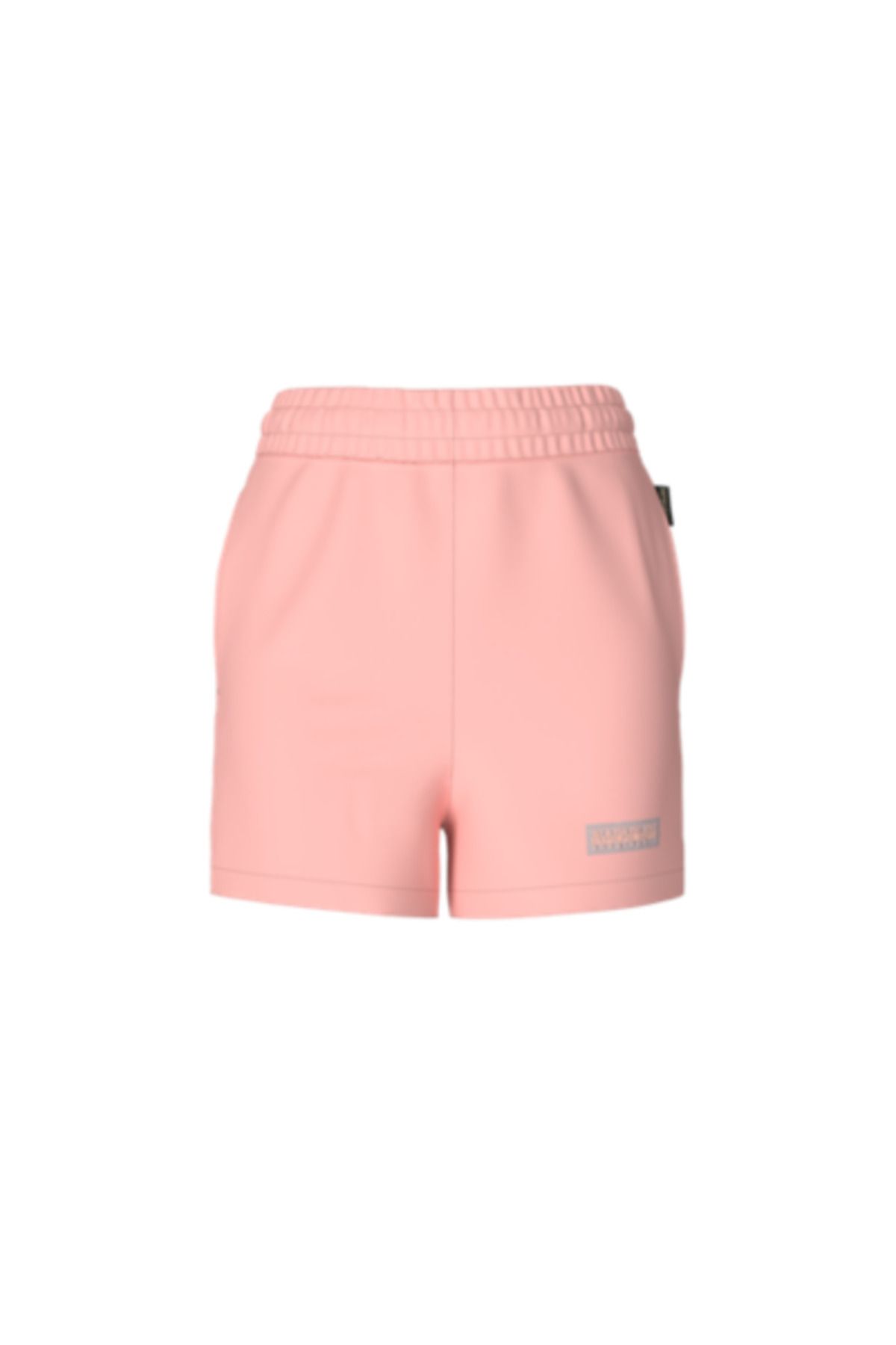 Napapijri-Dámske ružové šortky Napapijri N-Iaato P1I Pink Salmon 1