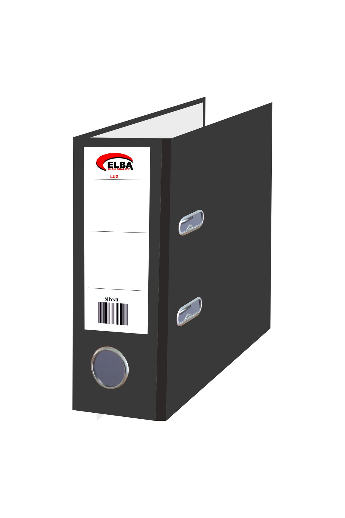 ELBA-Large Black Plastic Telegraph Folder - Lux 2