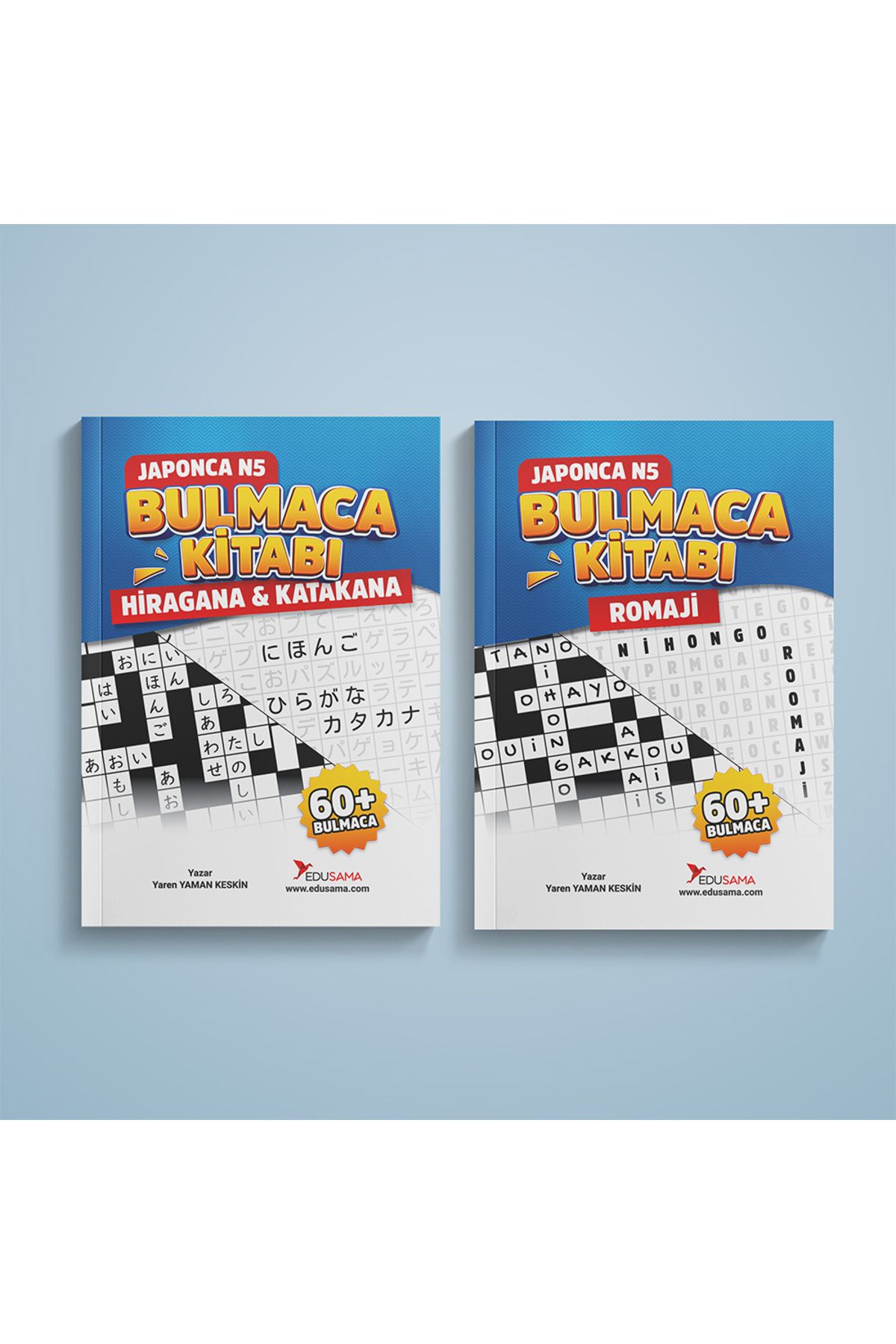 EDUSAMA Japonca N5 Bulmaca Kitapları Romaji - Hiragana & Katakana