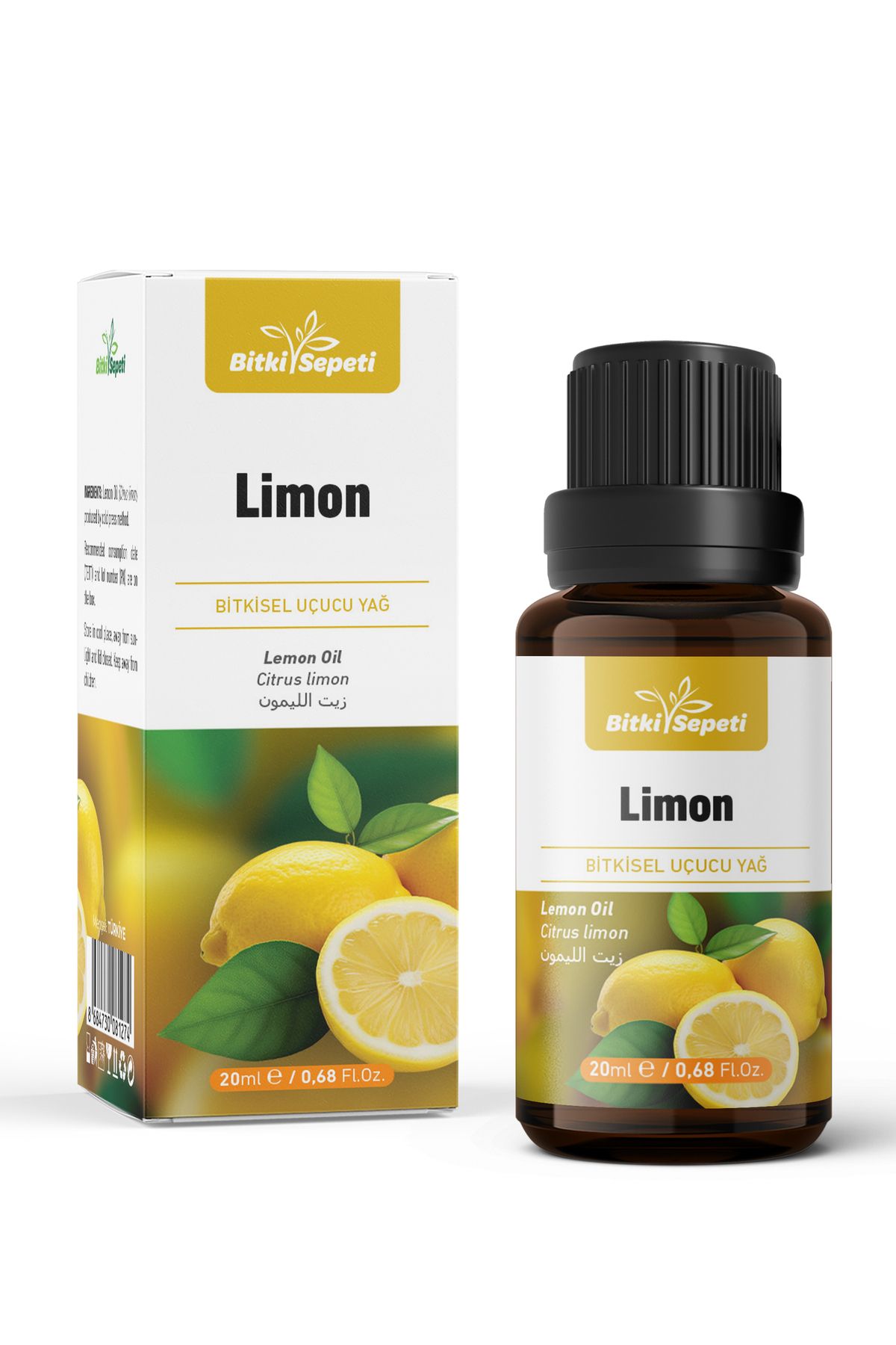 Bitki Sepeti Limon Yağı, 20 Ml, Tüy Dökücü, Tüy Azaltıcı, Tüy