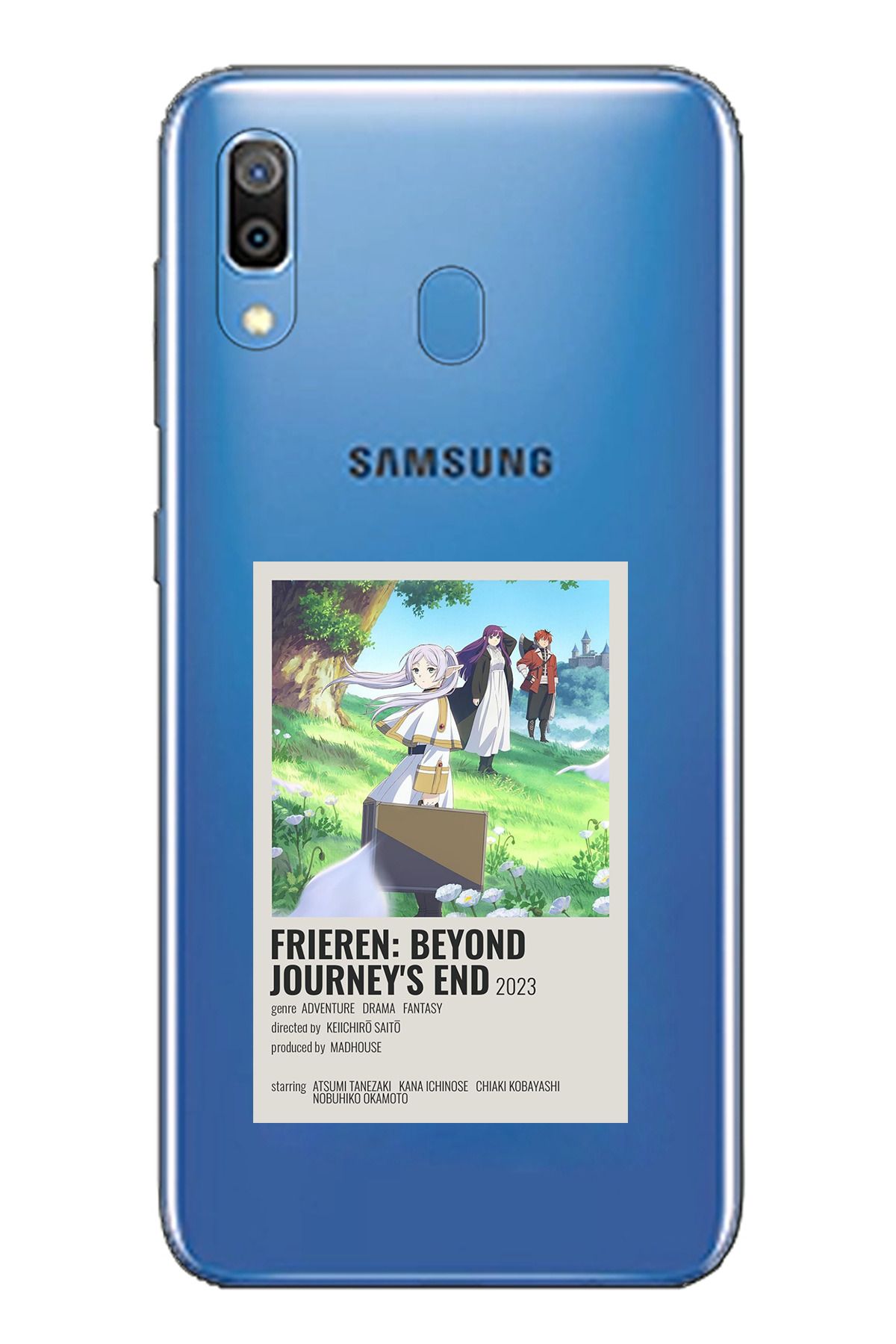 TechTree SAMSUNG Galaxy A20 / A30 Uyumlu Frieren: Beyond Journey's End Tasarımlı Şeffaf Silikon Kılıf