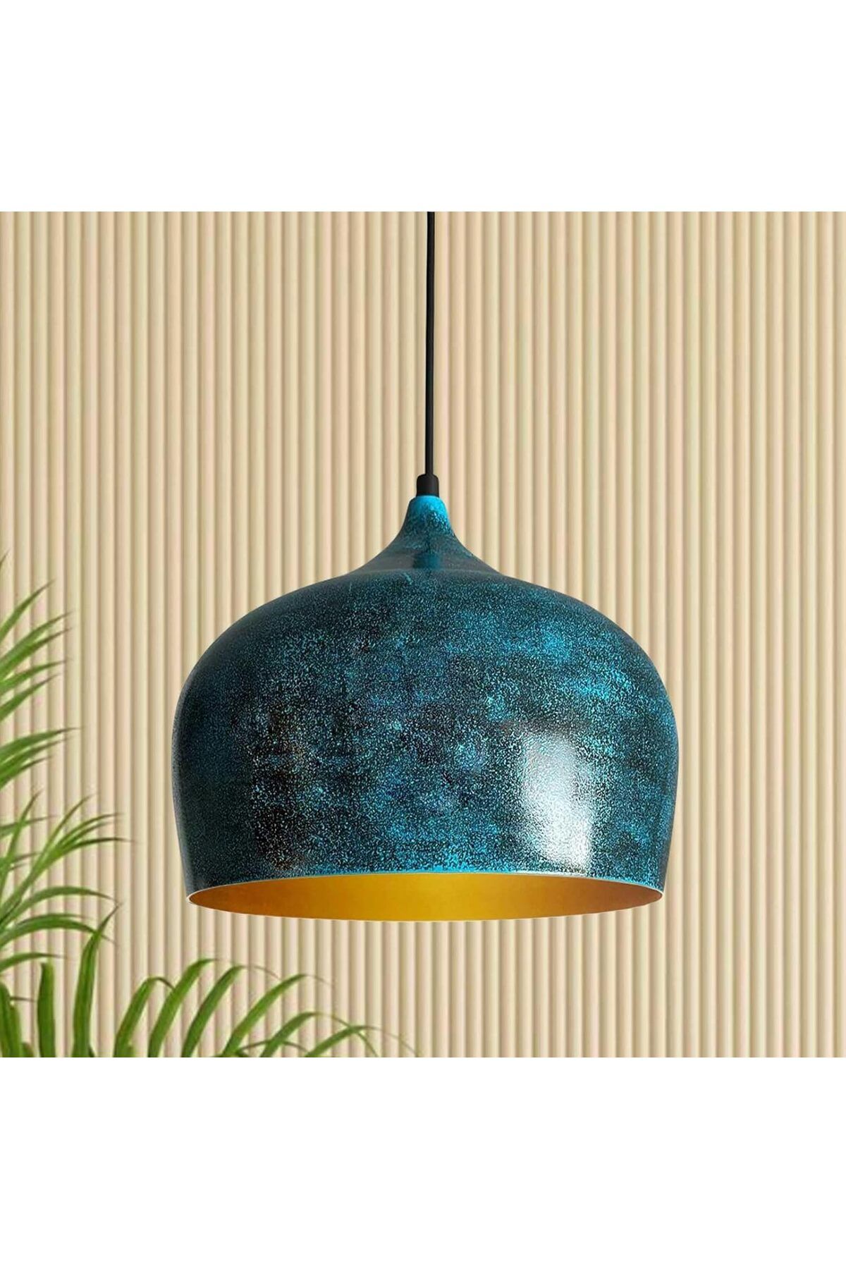 Bamyum-Kreis 30 cm Hängelampe Metall E27 Ocean 2