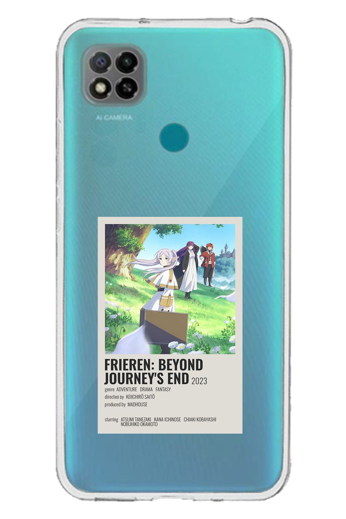 TechTree Redmi 9C / 10A Uyumlu Frieren: Beyond Journey's End Tasarımlı Şeffaf Silikon Kılıf