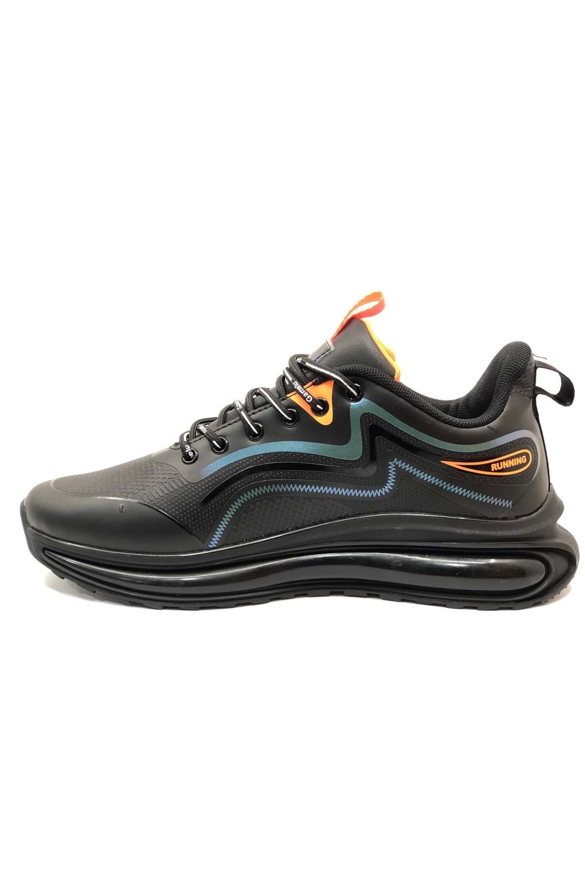 Gamelu Crazy-25-1 Free Style Sneakers Erkek Spor Ayakkabı SİYAH-TURUNCU — رنگارنگ AST08138 — تصویر 3 از 5
