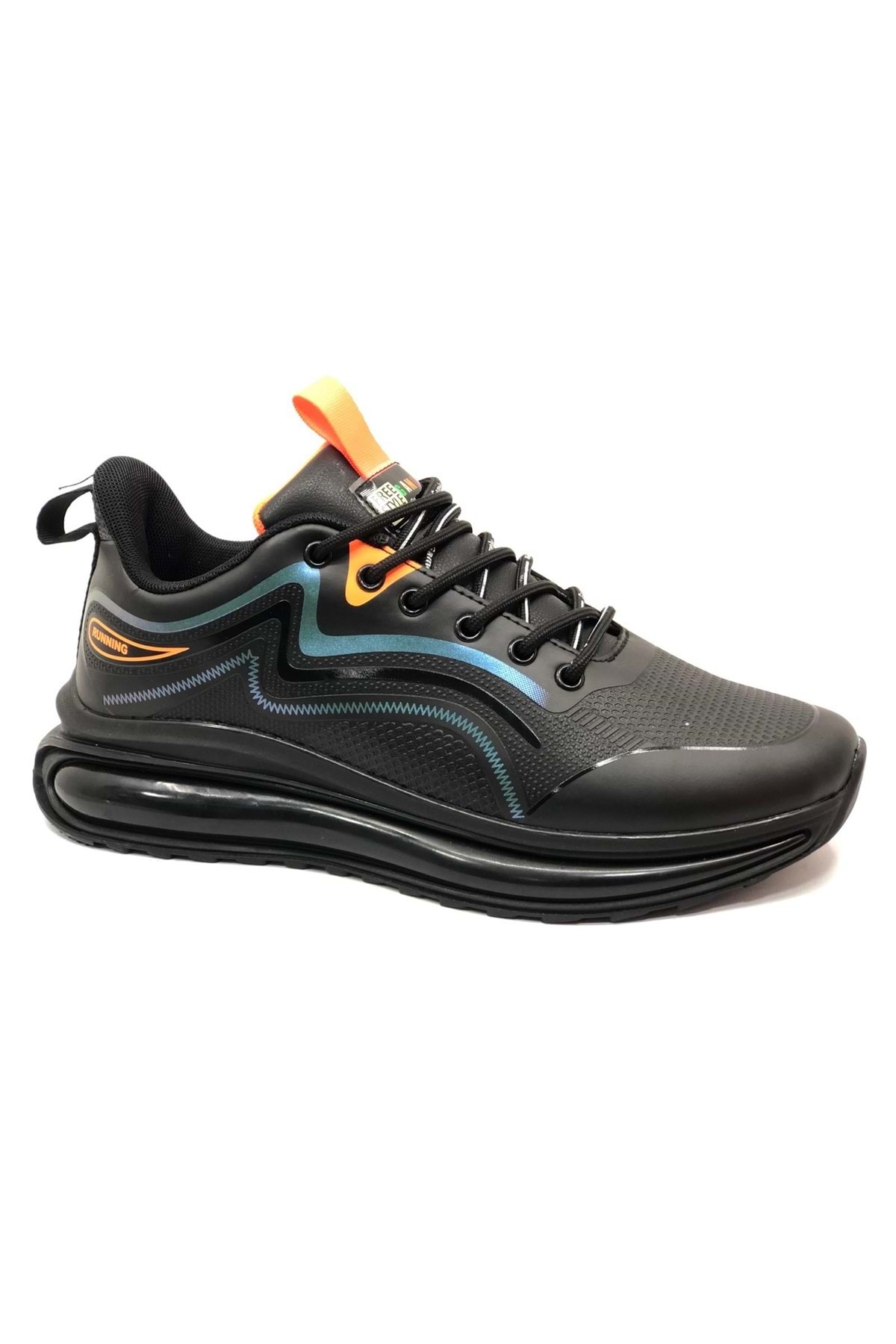 Gamelu Crazy-25-1 Free Style Sneakers Erkek Spor Ayakkabı SİYAH-TURUNCU — رنگارنگ AST08138 — تصویر 2 از 5