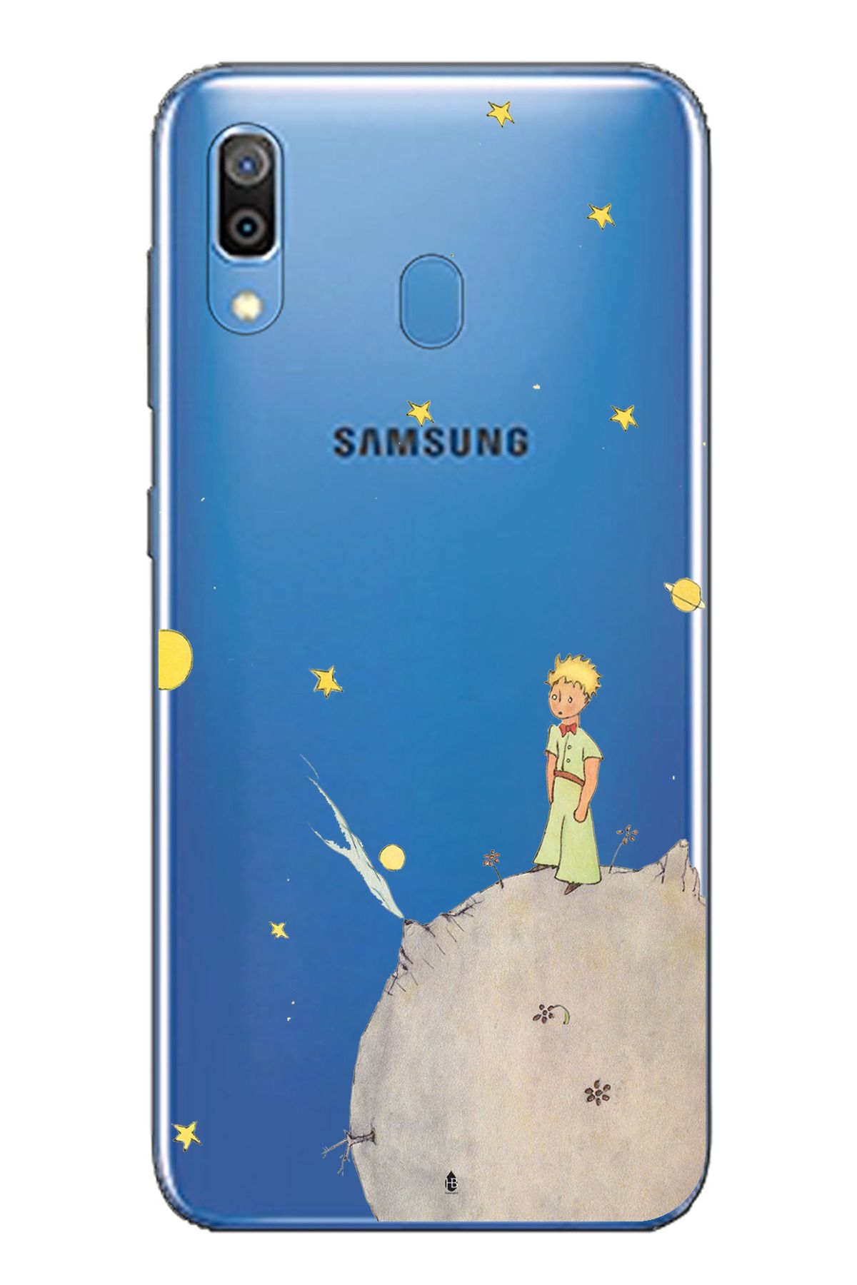 TechTree SAMSUNG Galaxy A20 / A30 Uyumlu Küçük Prens Tasarımlı Şeffaf Silikon Kılıf