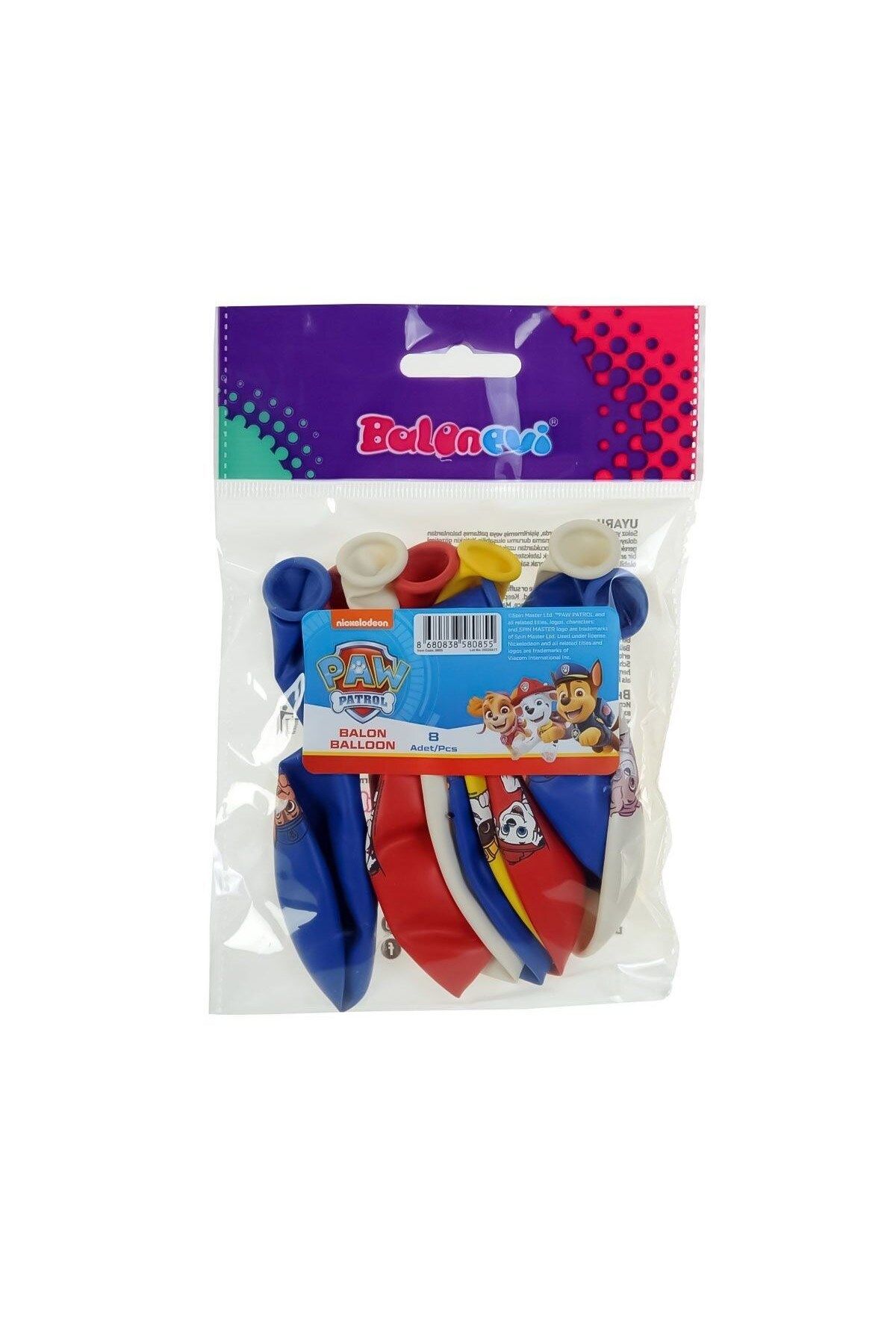 Bafix Balon 12" 4+1 Paw Patrol Refresh Baskılı (8 Li Paket)