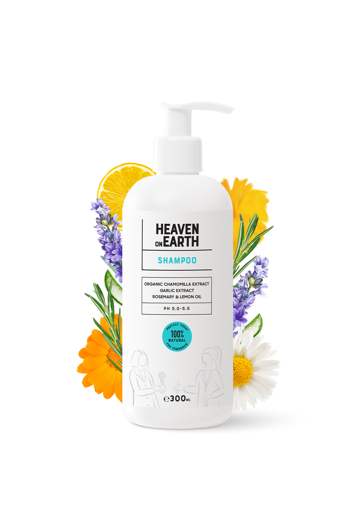 Heaven on Earth Saç Dökülmesi Karşıtı Şampuan & Bebek Çocuk Saç Vücut Şampuanı %100 Doğal Organik Vegan Set fotoğrafı 3 (önizleme)
