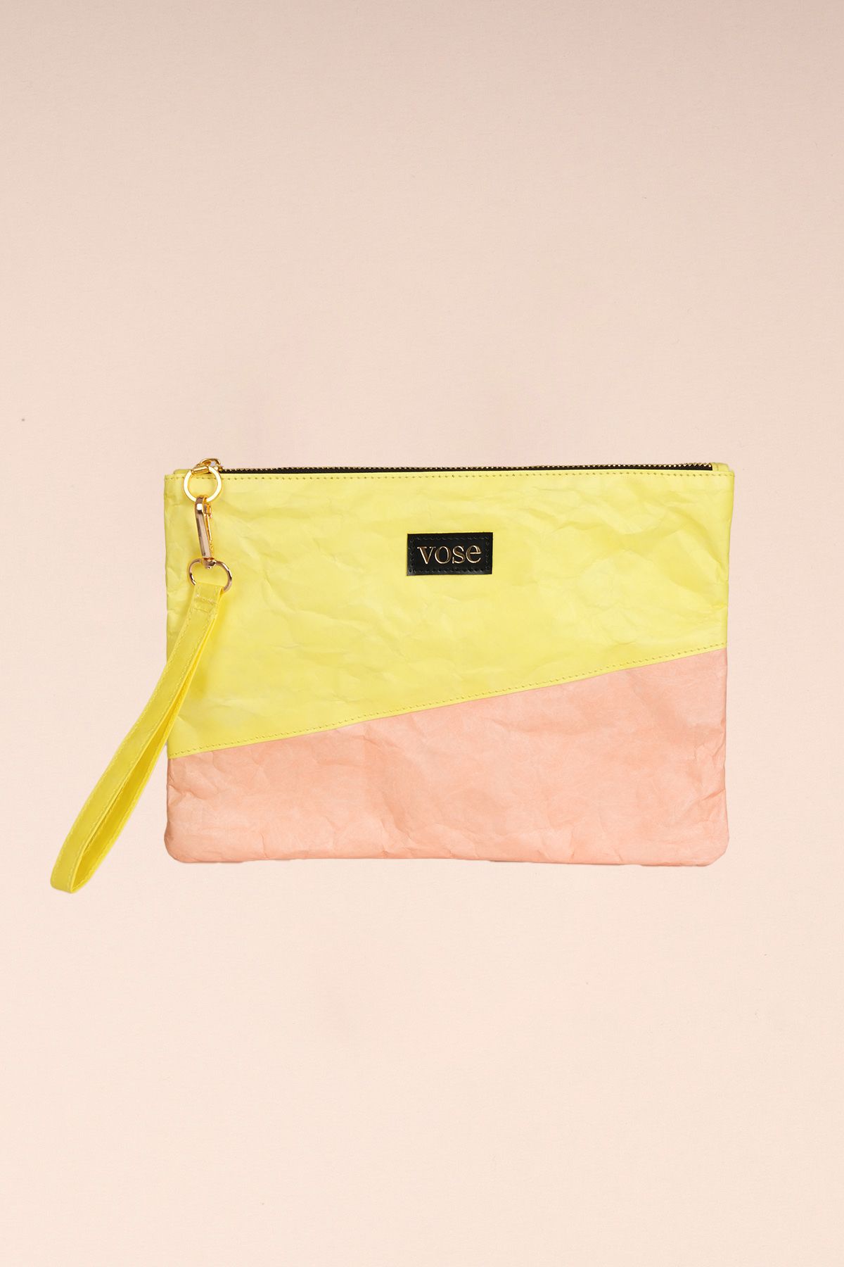 Vose-Eco-Friendly and Durable Clutch Bag Yellow Salmon 1