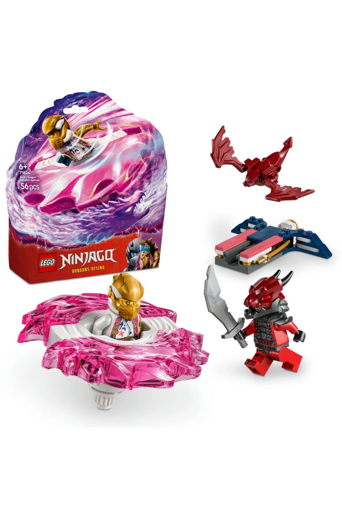 gcaksesuar Nessiworld NINJAGO Sora nın Ejderha Spinjitzu Topacı 71824