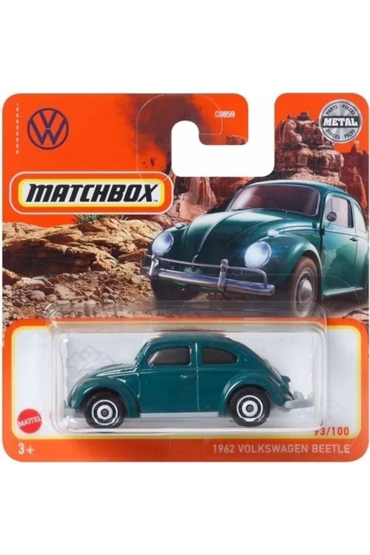 HOT WHEELS Tekli Arabalar 1962 Volkswagen Beetle-hft14