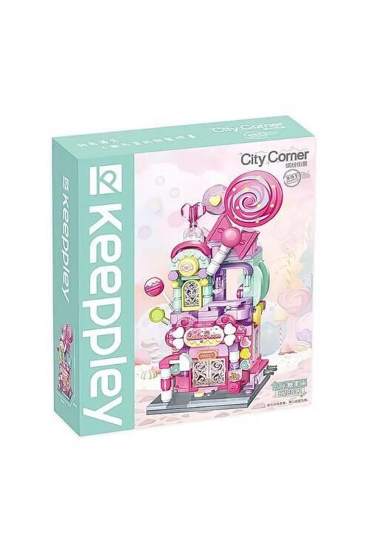 keeppley-City Corner K28012 - Sky Candy Shopre Sky Candy Shop Building Blocks Toy Set 2