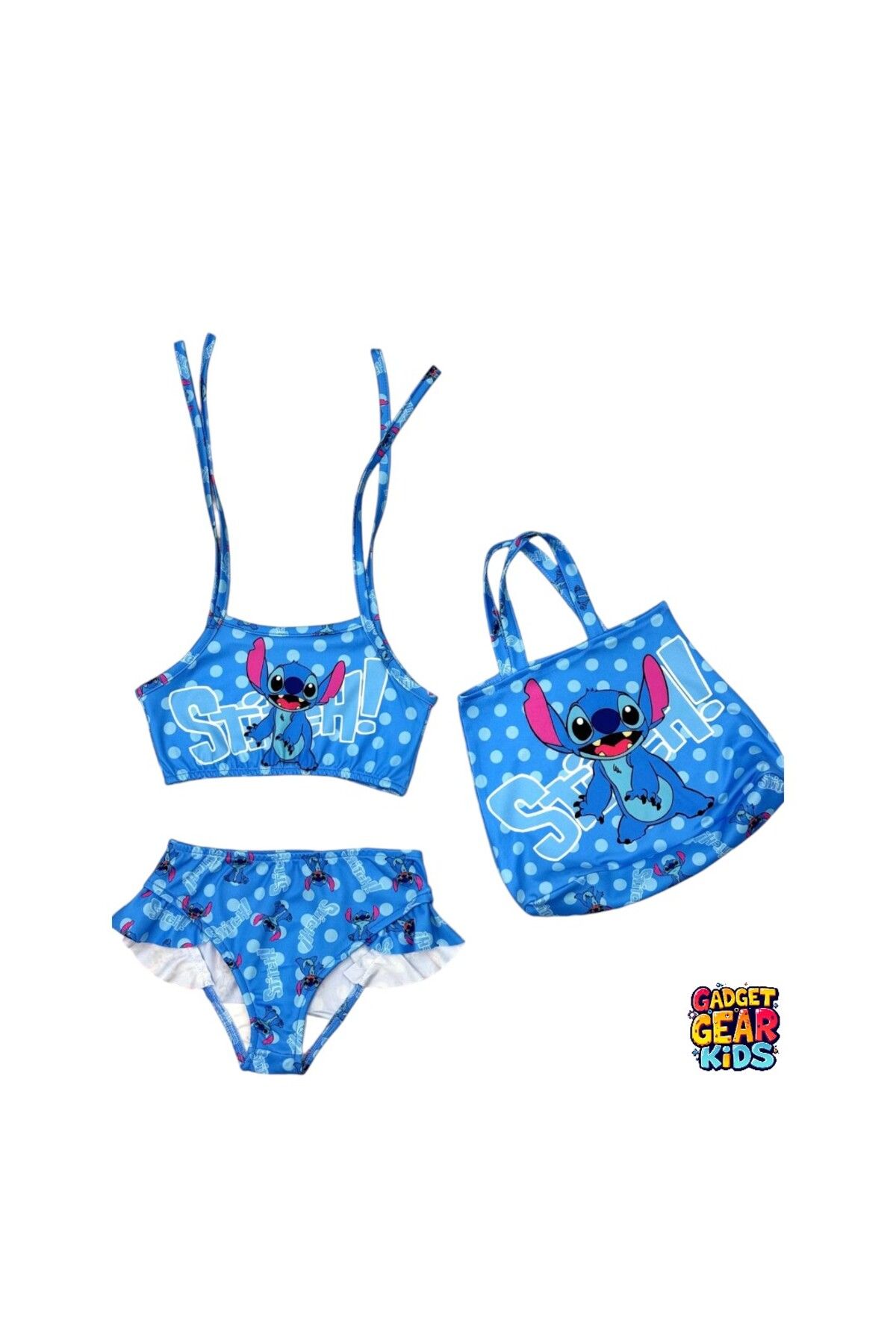 Gadget Gear-Character Printed Girl's Bikini Set 1