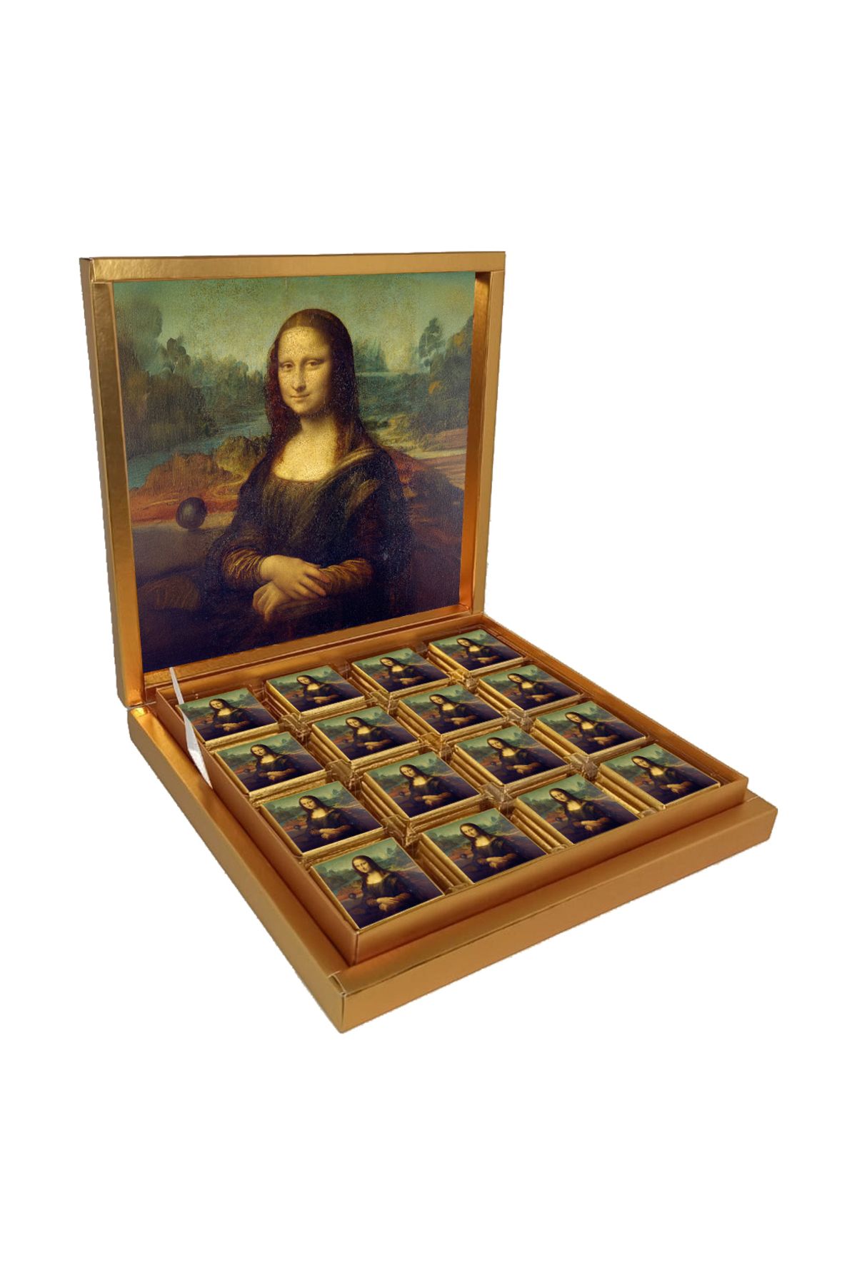 Blackeye Chocolate Mona Lisa Hediyelik Çikolata - 48 Adet Madlen Çikolata