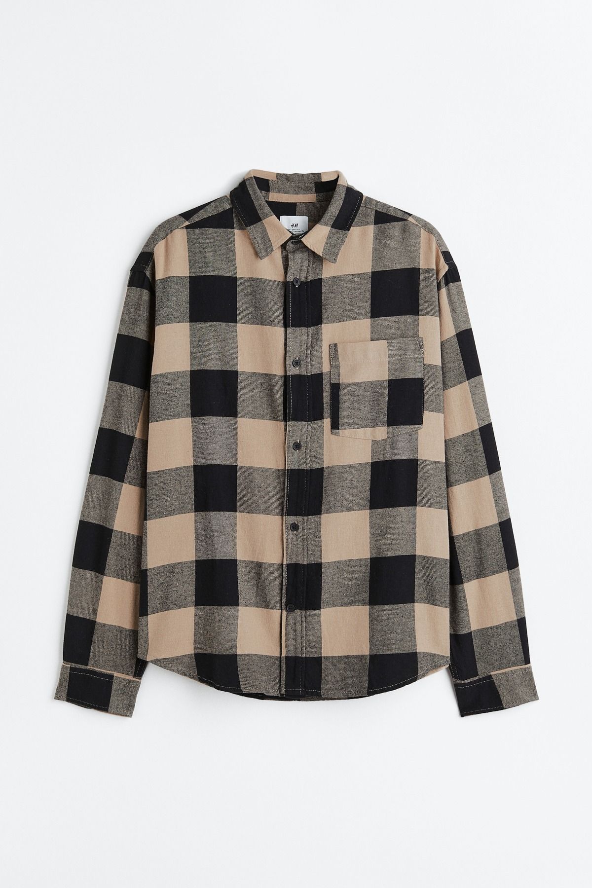 H&M Relaxed Fit Flanel Gömlek