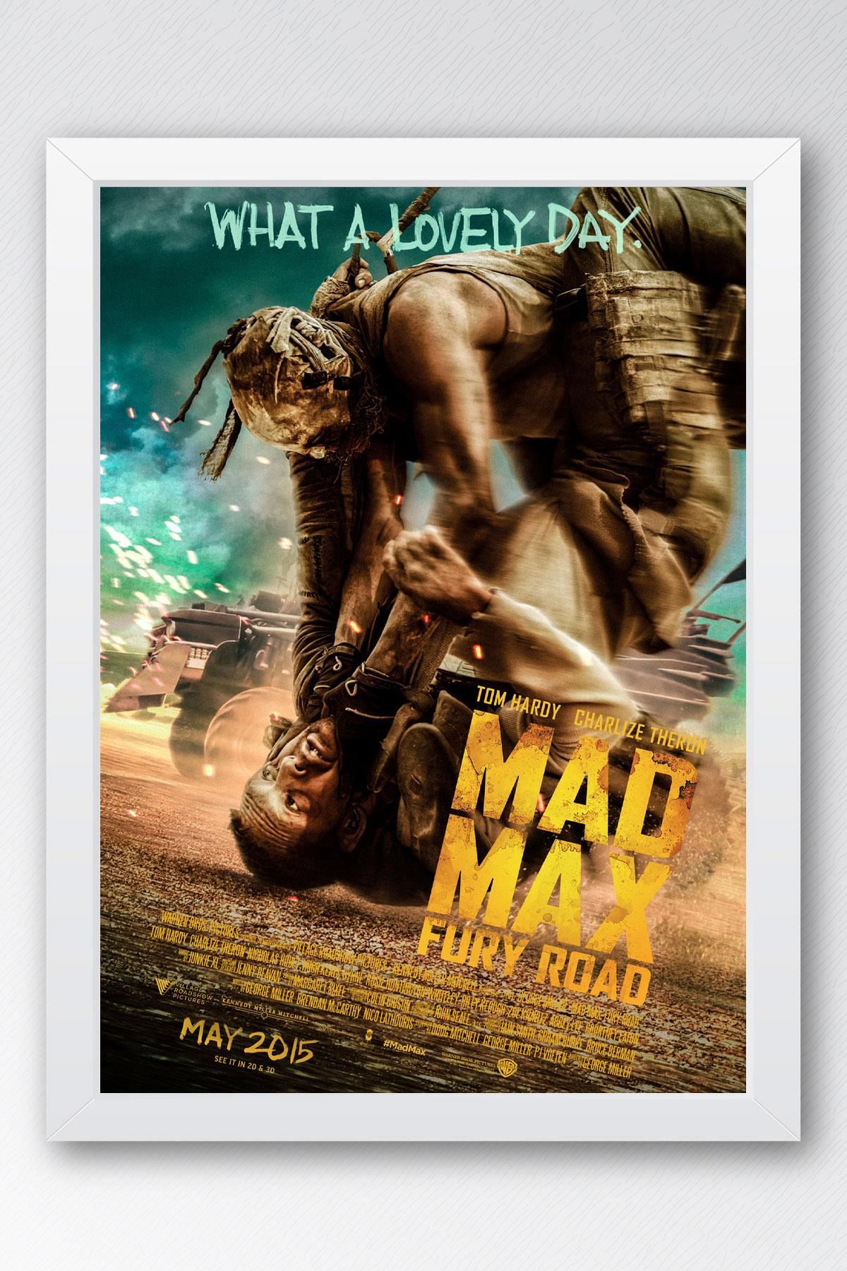 Saturn Mad Max Fury Road Çerçeveli Tablo - Çılgın Max Film Posteri Tablo