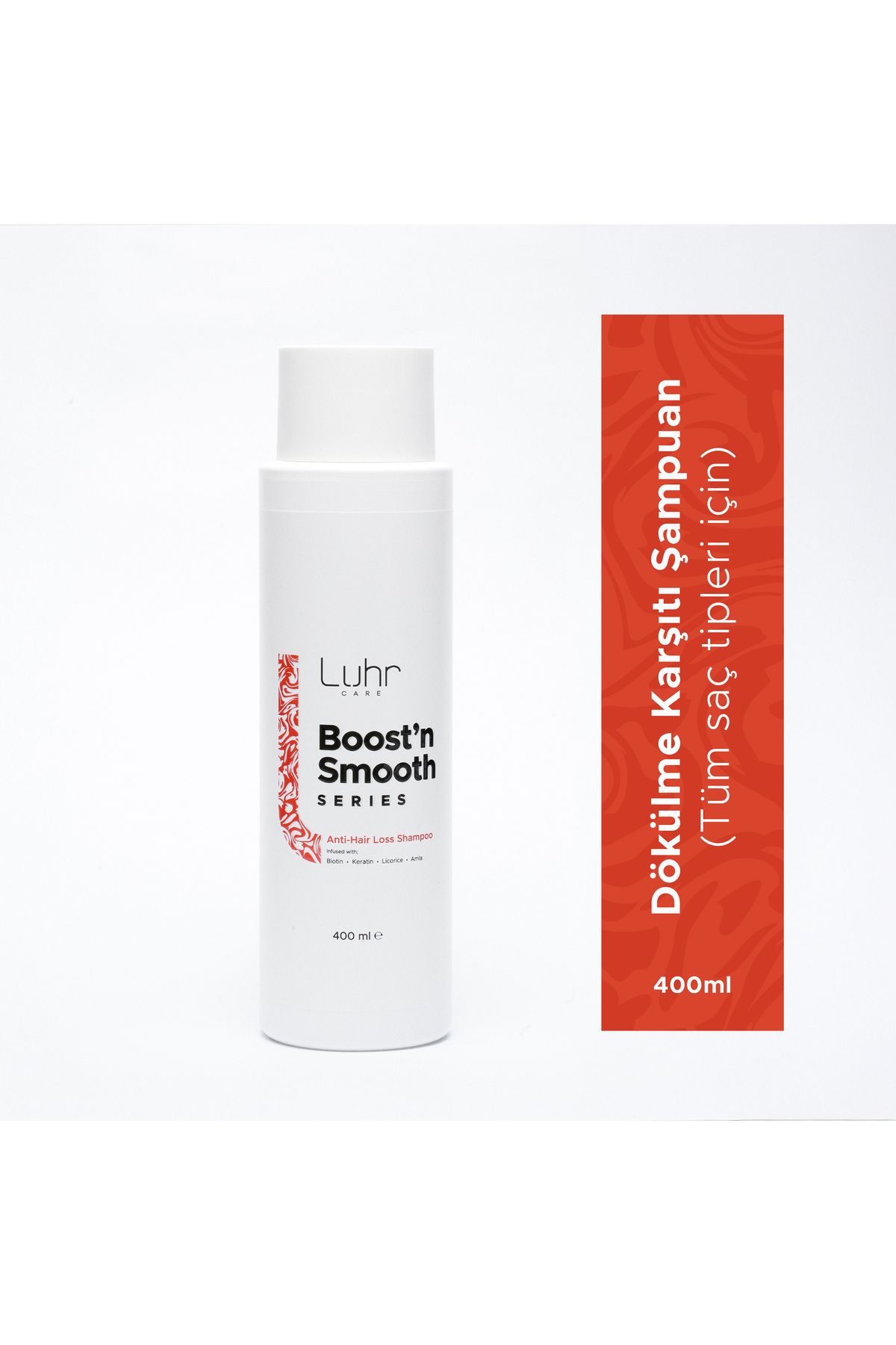 Luhr Care Biotin ve Keratin Saç Dökülmesine Karşı Besleyici ve Onarıcı Şampuan - 400 ml