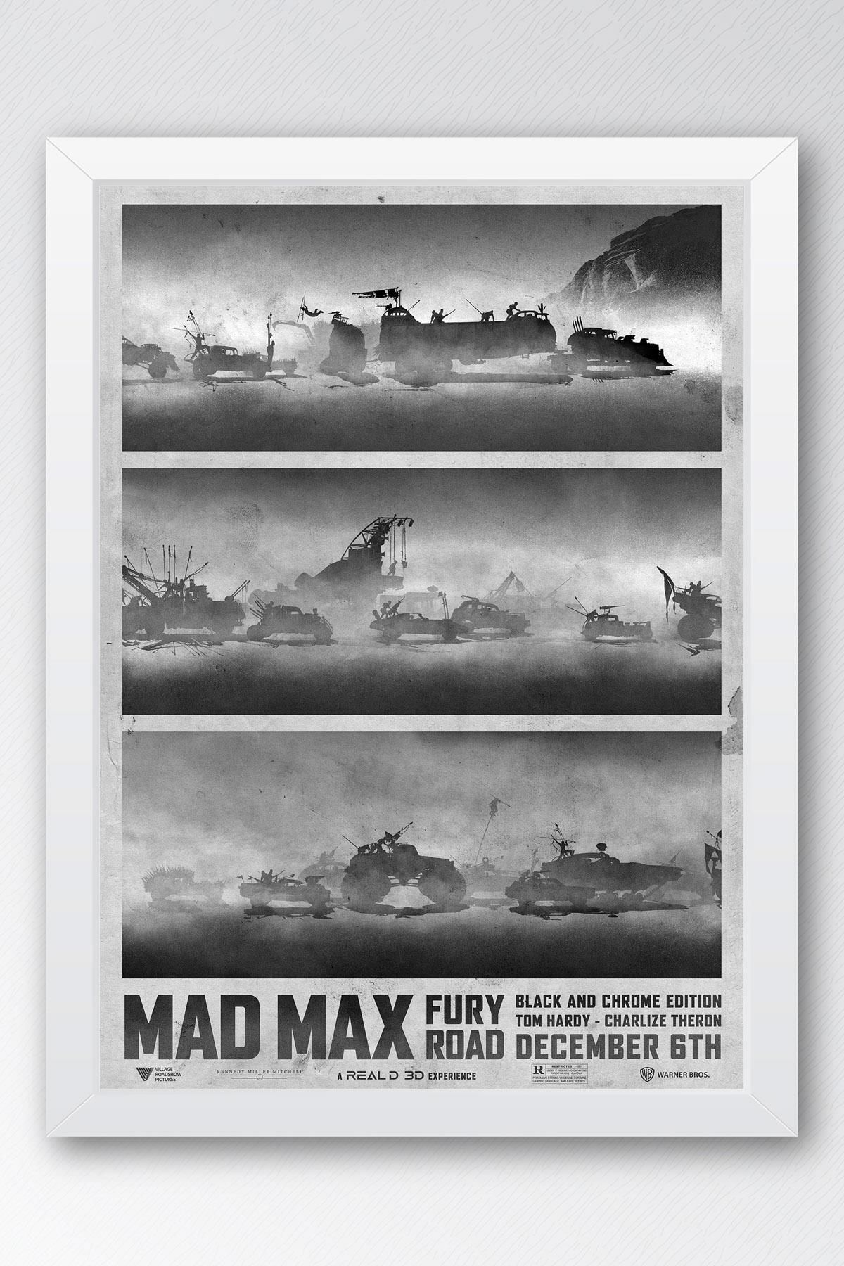 Saturn Mad Max Fury Road Çerçeveli Tablo - Çılgın Max Film Posteri Tablo