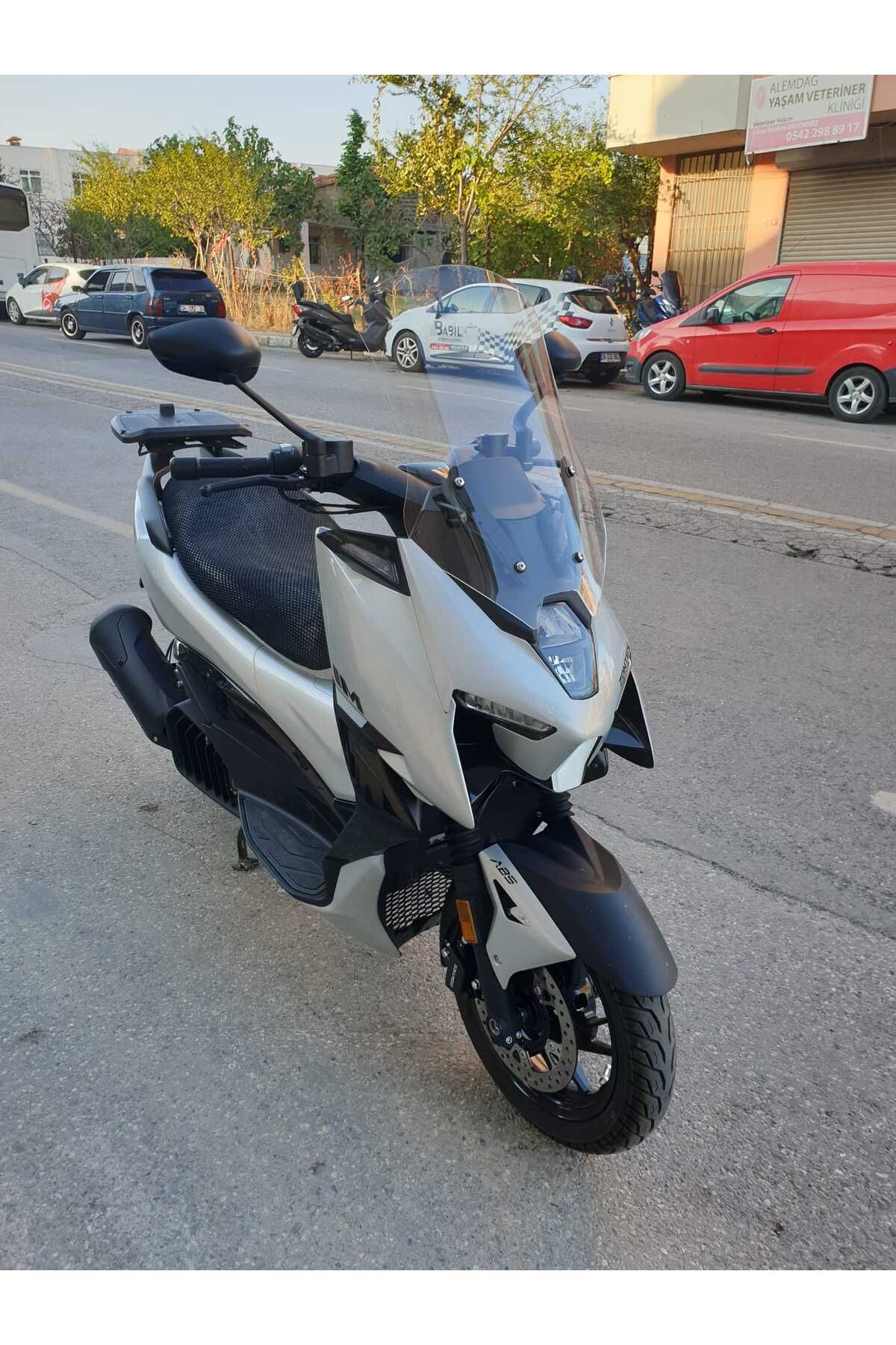 Zontes ZT 125 Siperlik Ön Cam 2025 Model 55cm Şeffaf Renkli 4mm