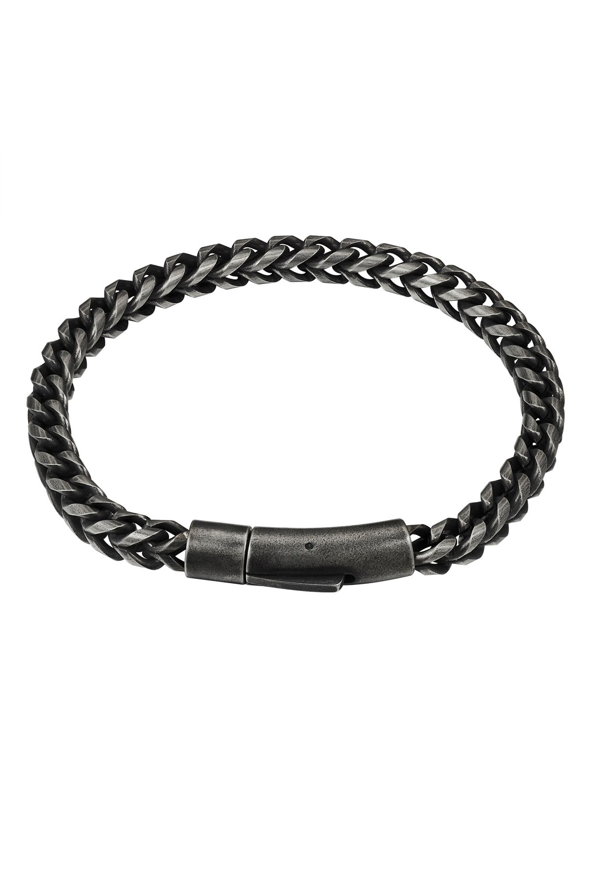 True Rebels-Edelstahlarmband Armband Edelstahl gunmetal 1