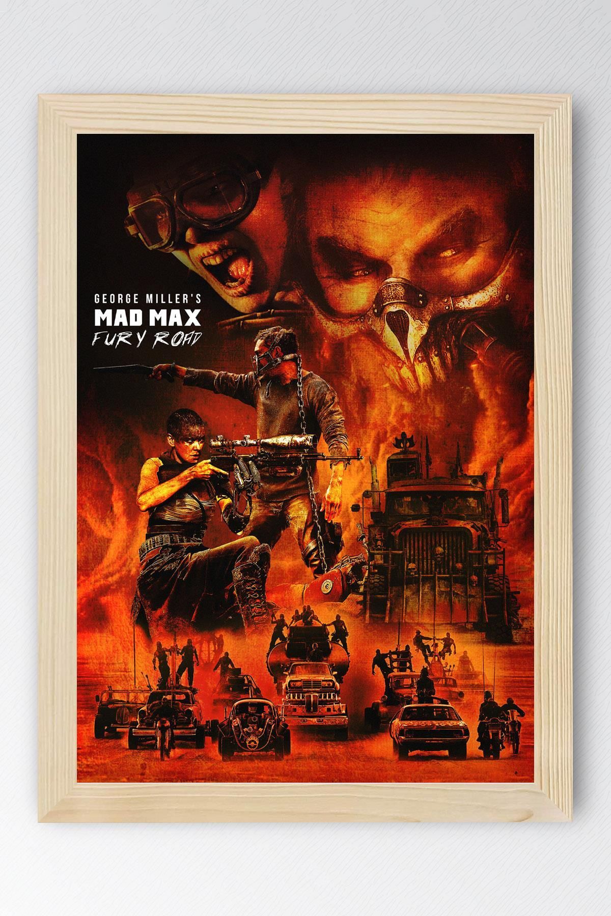 Saturn Mad Max Fury Road Çerçeveli Tablo - Çılgın Max Film Posteri Tablo