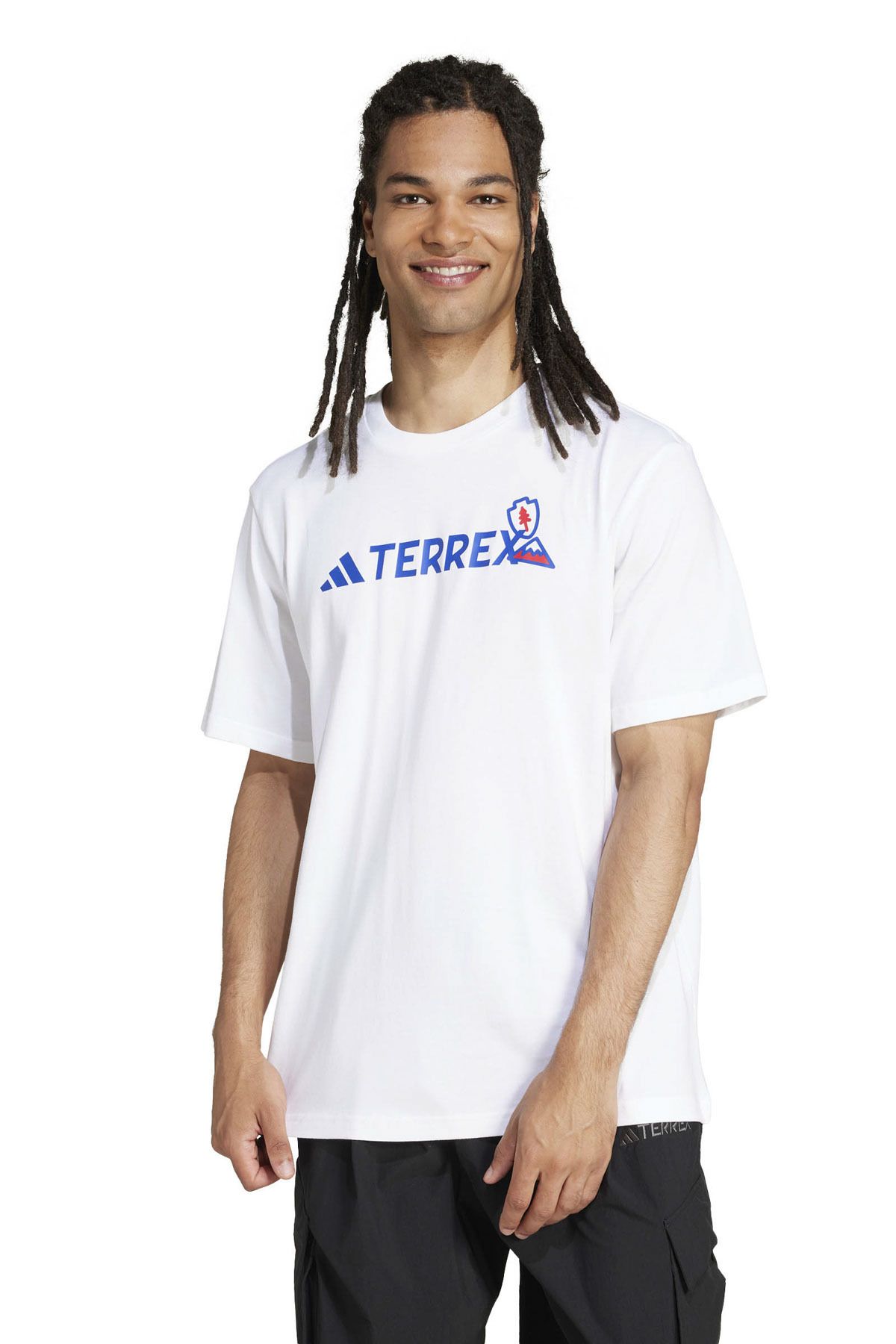 adidas FESTIVAL TEE        WHITE Beyaz Erkek Kısa Kol T-Shirt